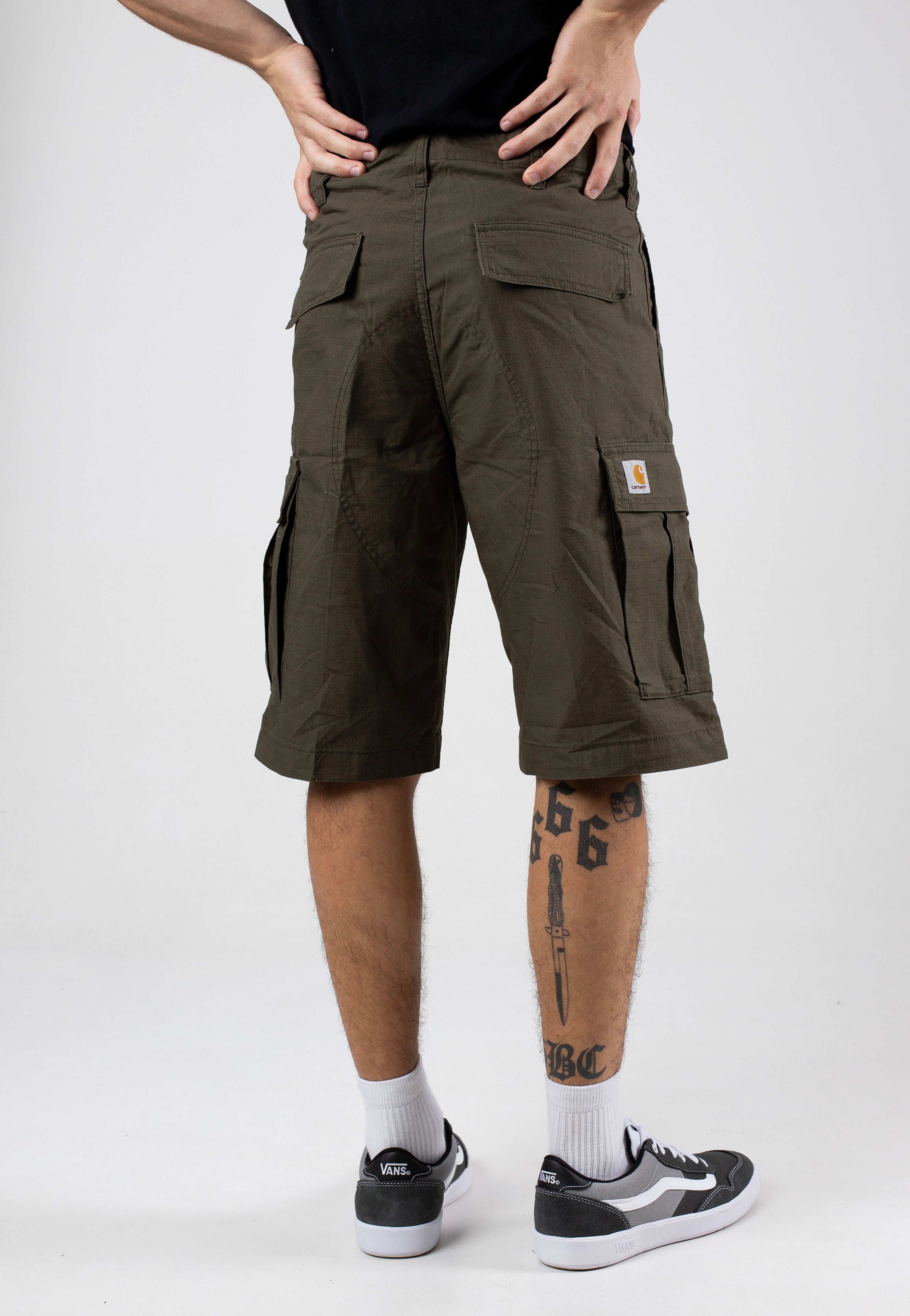 Carhartt WIP - Regular Rinsed Cypress - Shorts | Men-Image