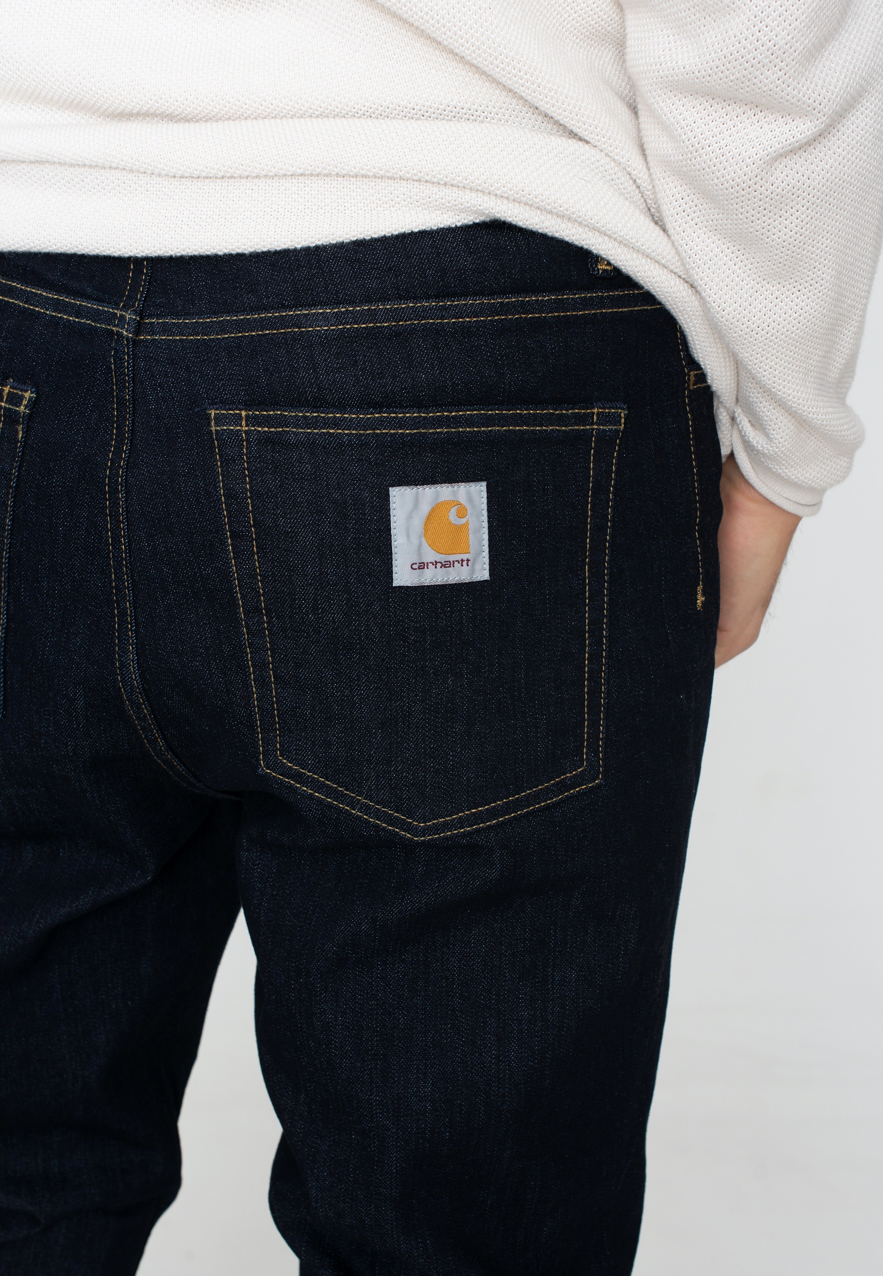 Carhartt WIP - Revolt One Wash Blue - Pants | Men-Image