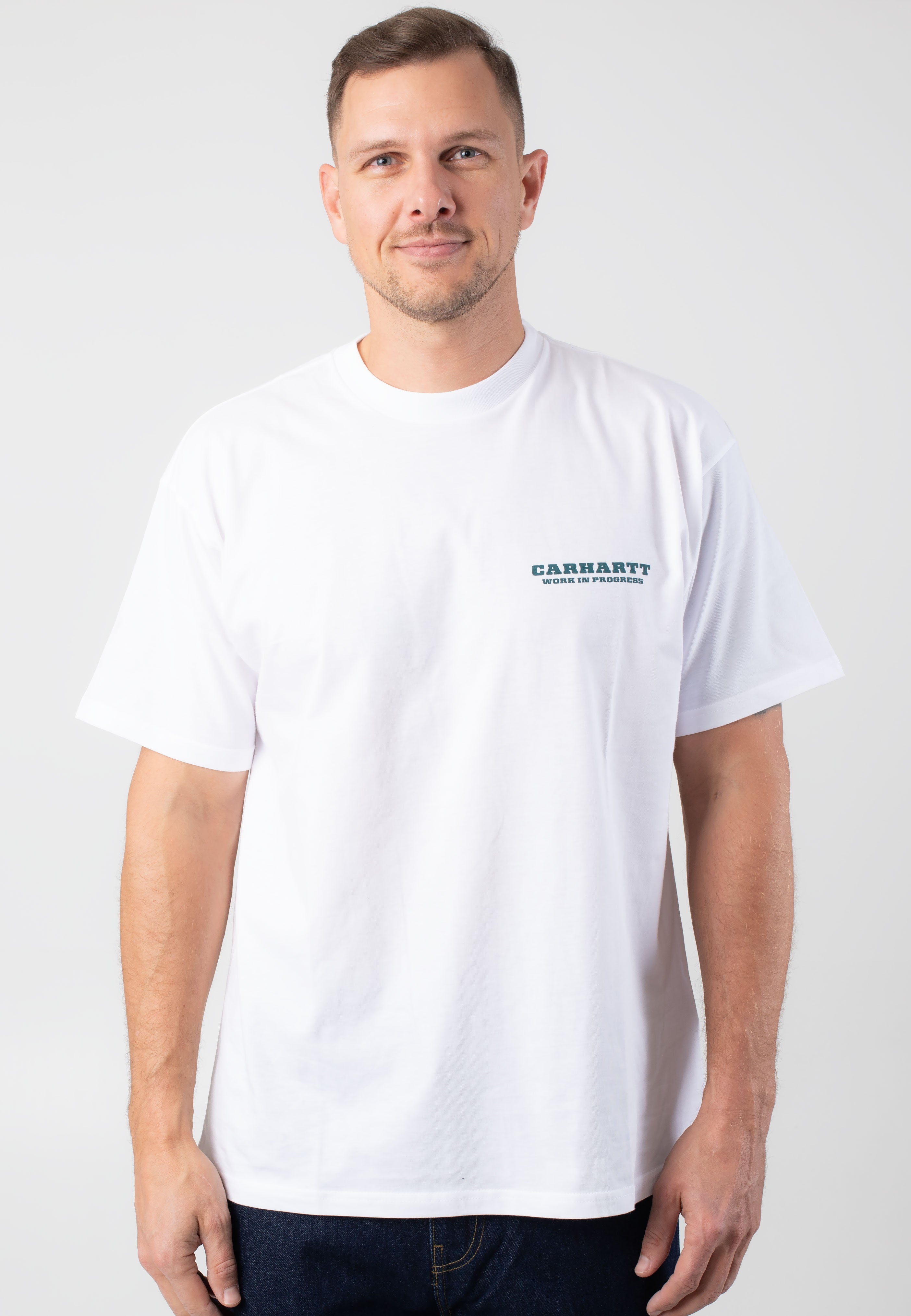 Carhartt WIP - Runaway White/Malachite - T-Shirt | Men-Image