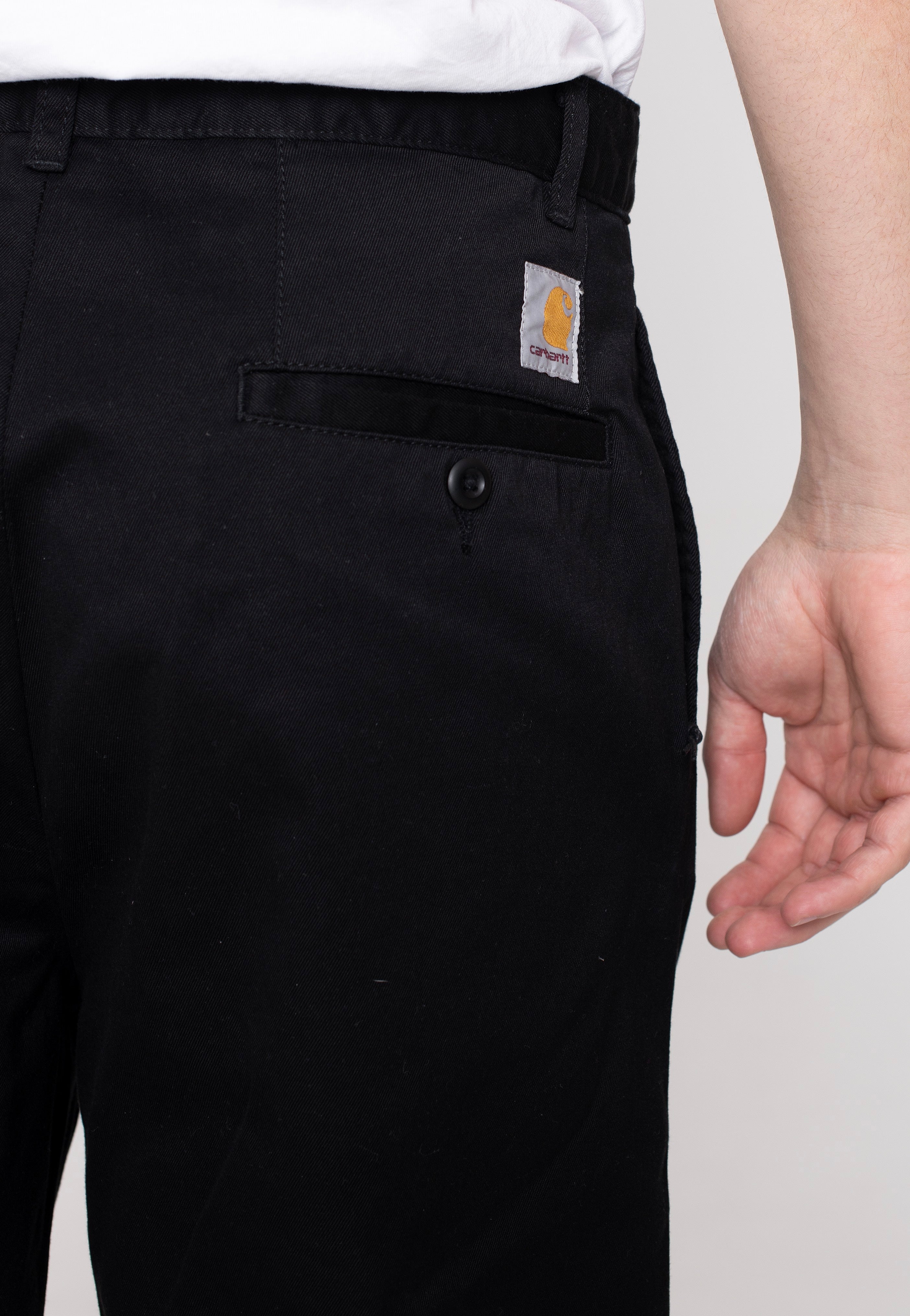 Carhartt WIP - Salford Rinsed Black - Pants | Men-Image