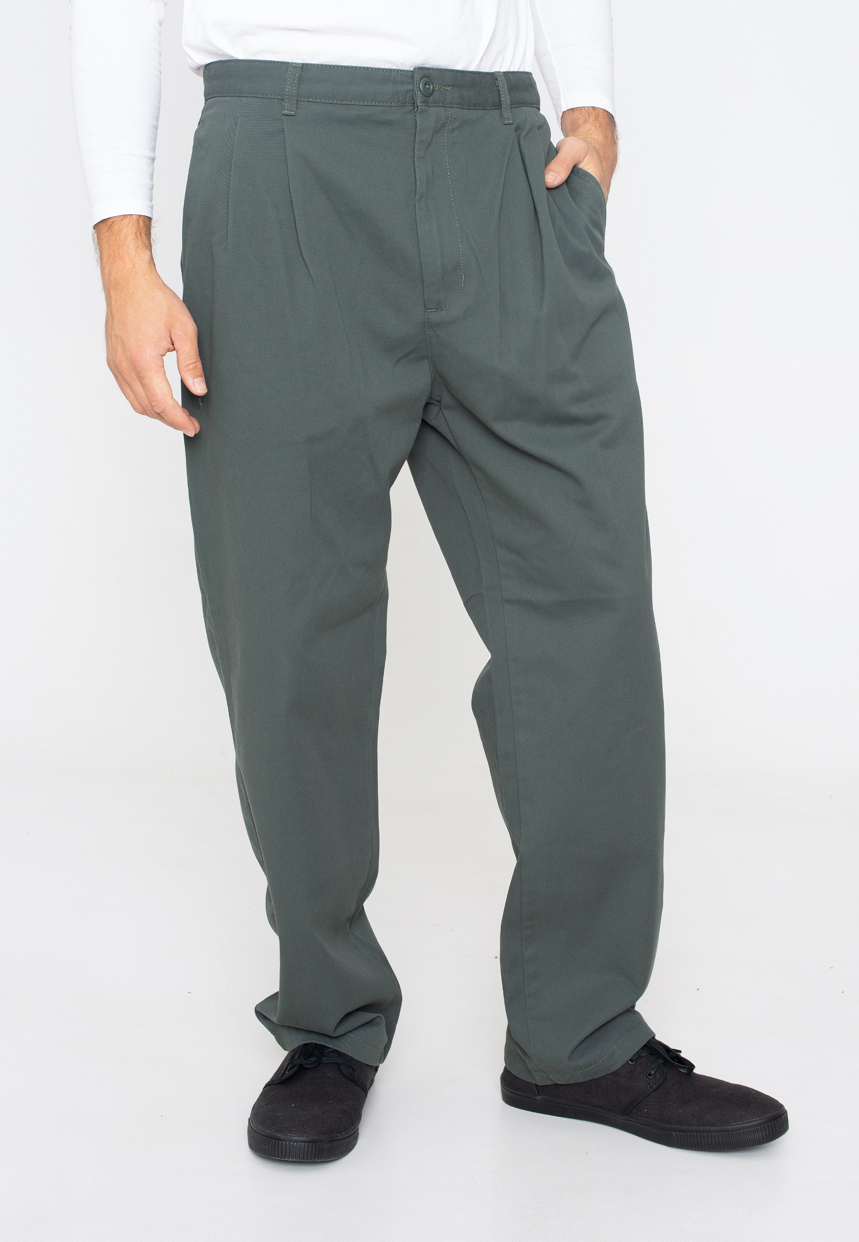 Carhartt WIP - Salford Rinsed Boxwood - Pants | Men-Image