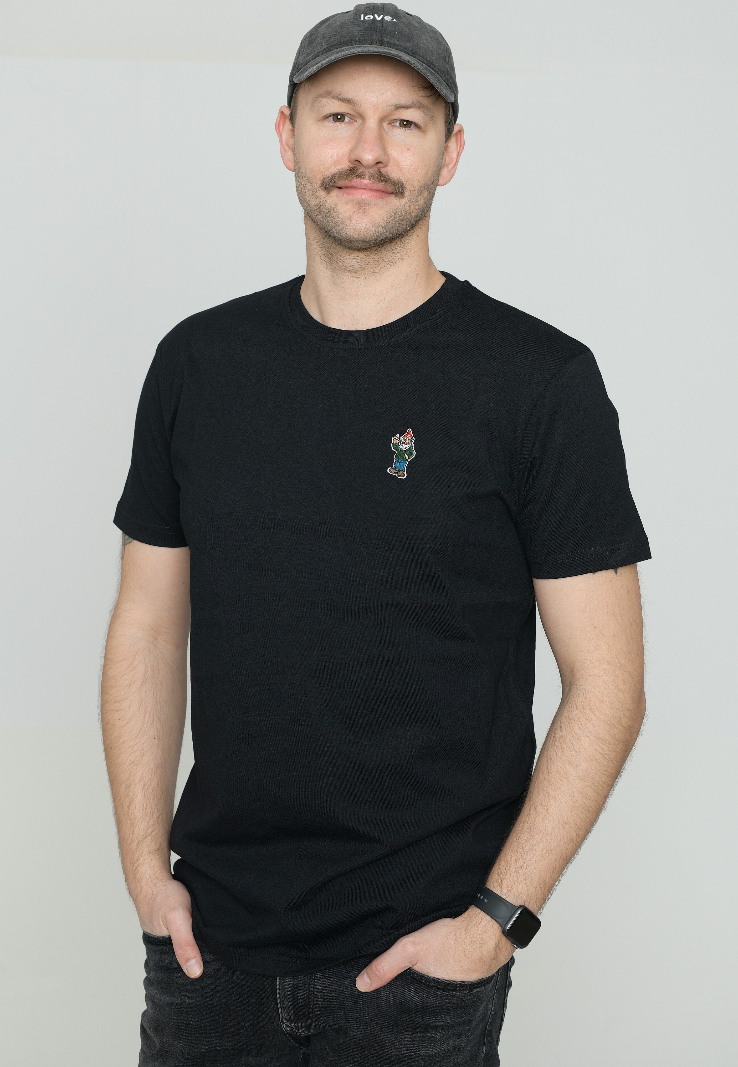 Iriedaily - Little Gnome Emb Black - T-Shirt | Men-Image