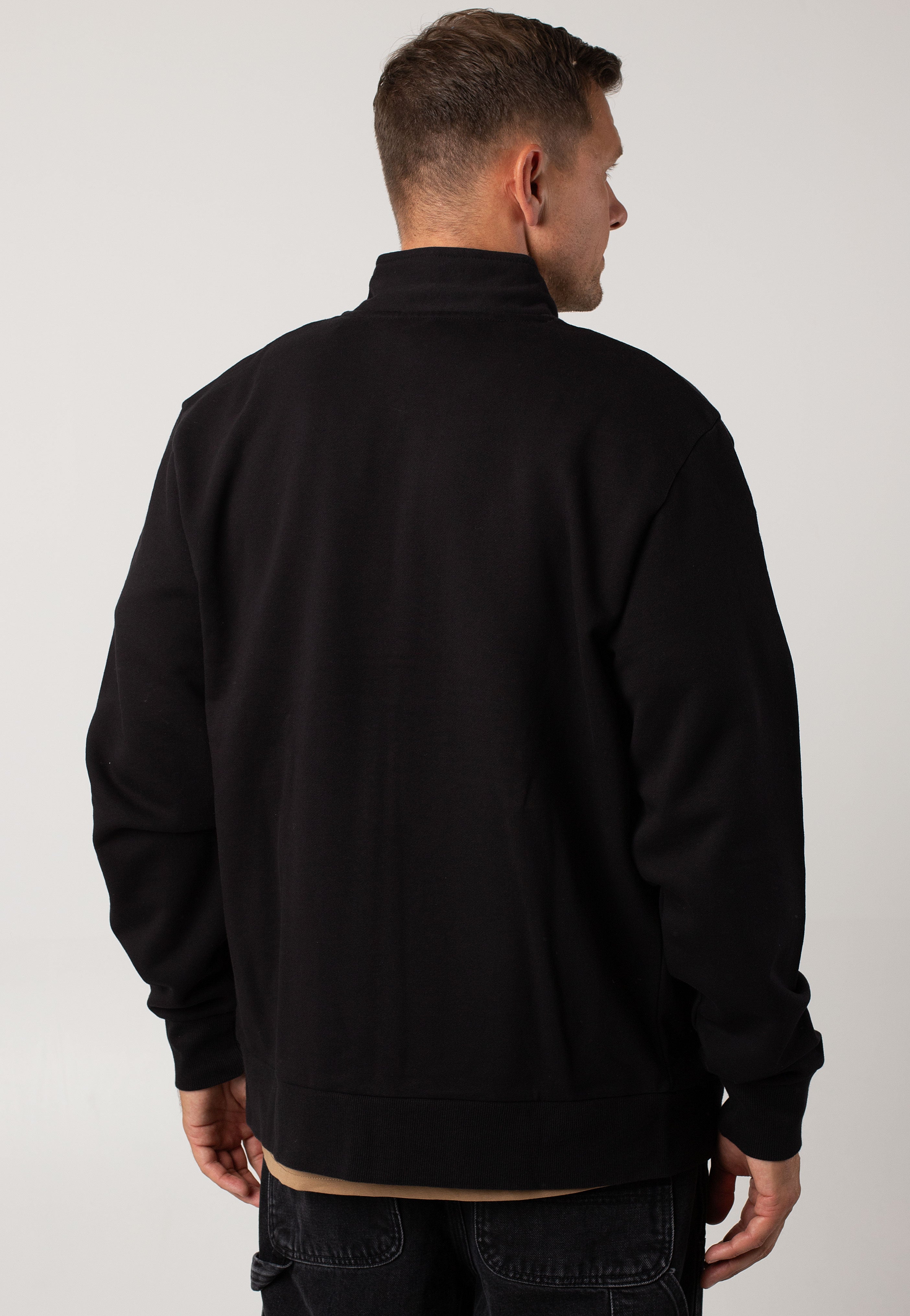 Carhartt WIP - Script Embroidery Black/White - Track Jacket | Men-Image