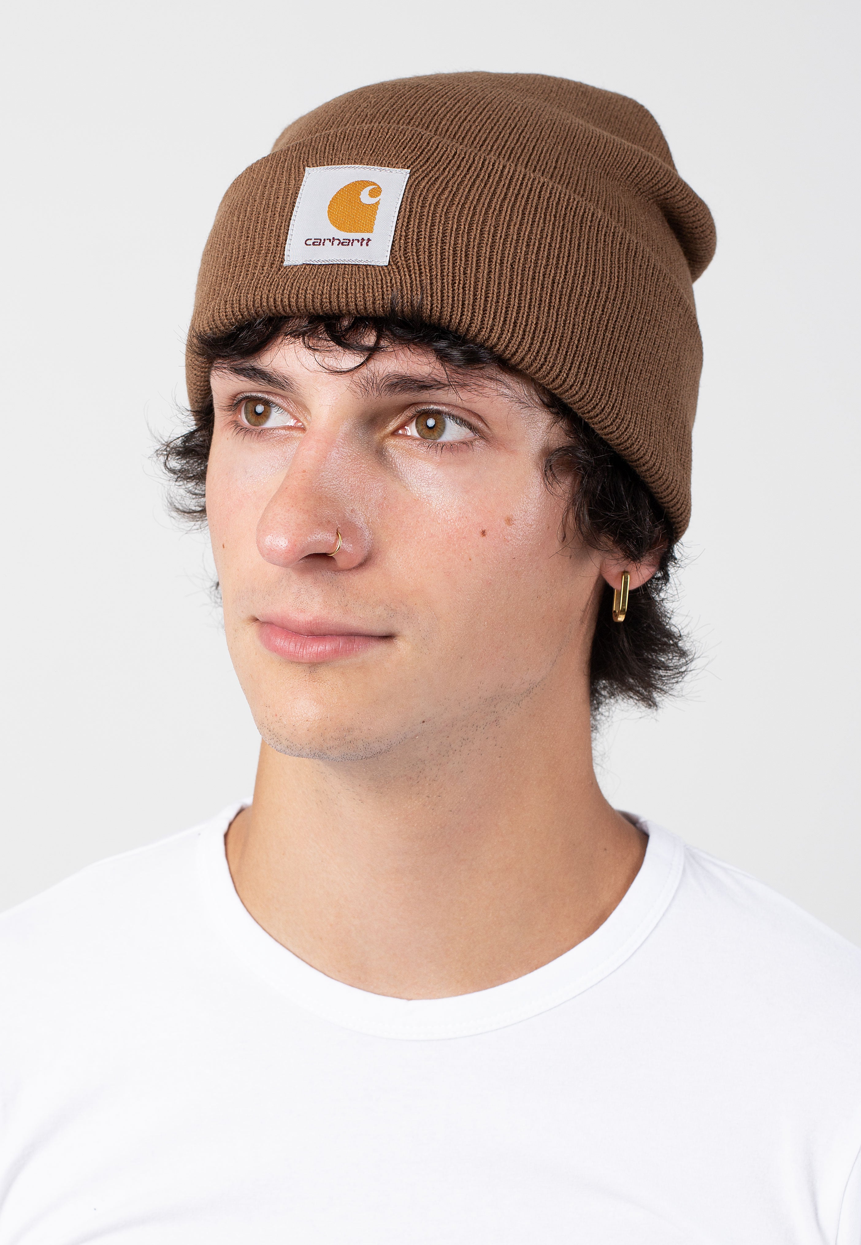 Carhartt WIP - Short Watch Chocolate - Beanie | Men-Image