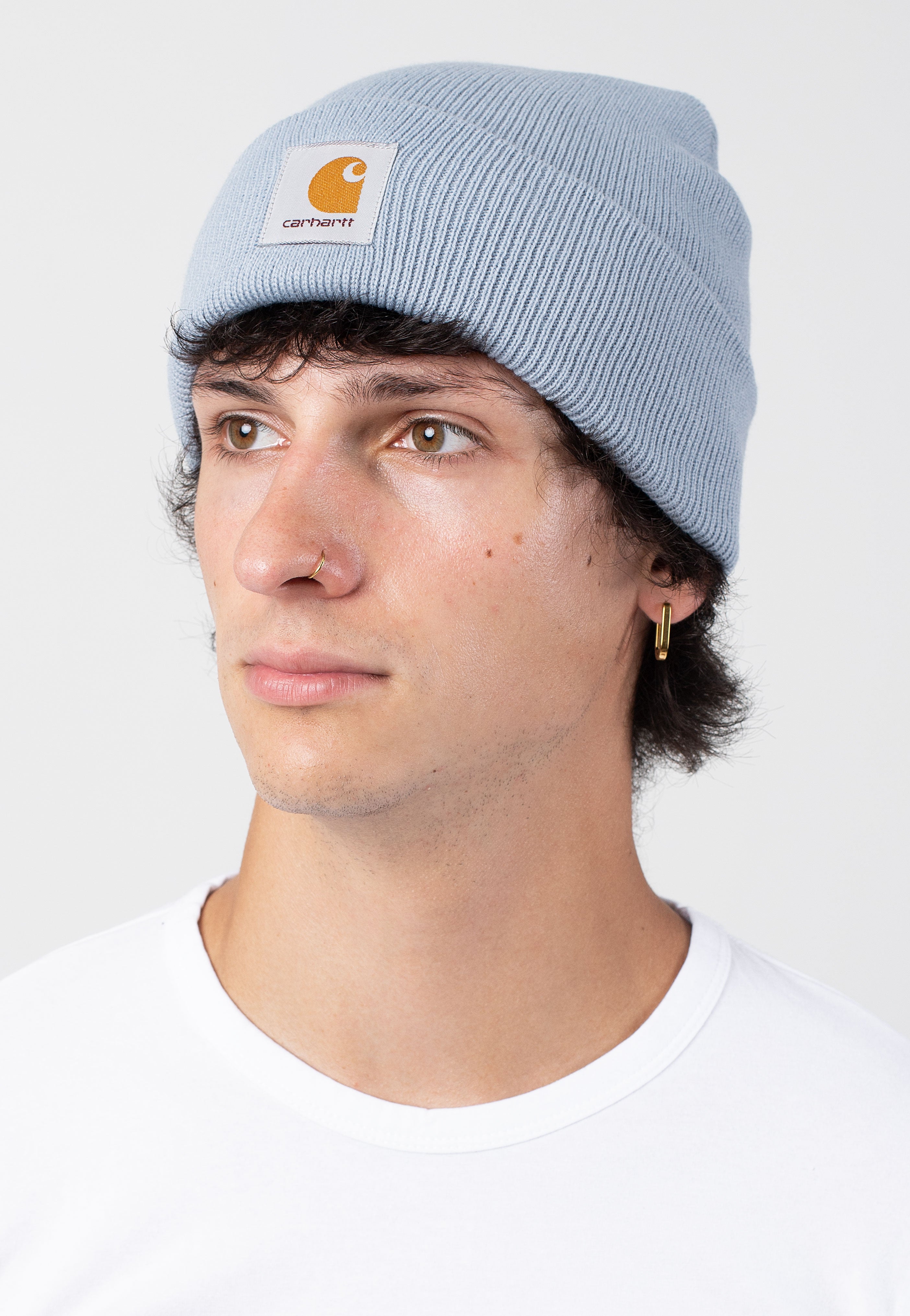 Carhartt WIP - Short Watch Misty Sky - Beanie | Men-Image