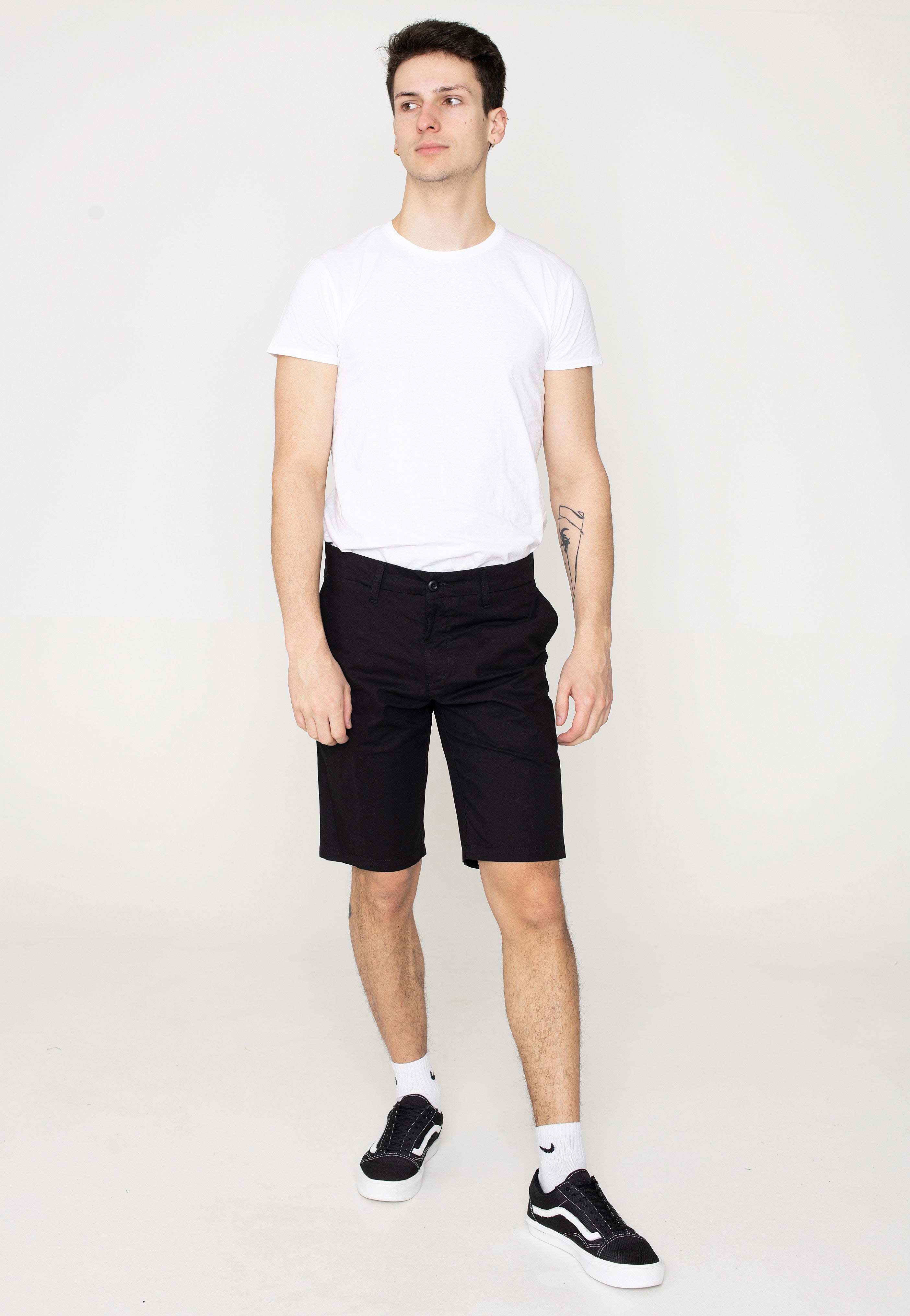 Carhartt WIP - Sid Rinsed Black - Shorts | Men-Image