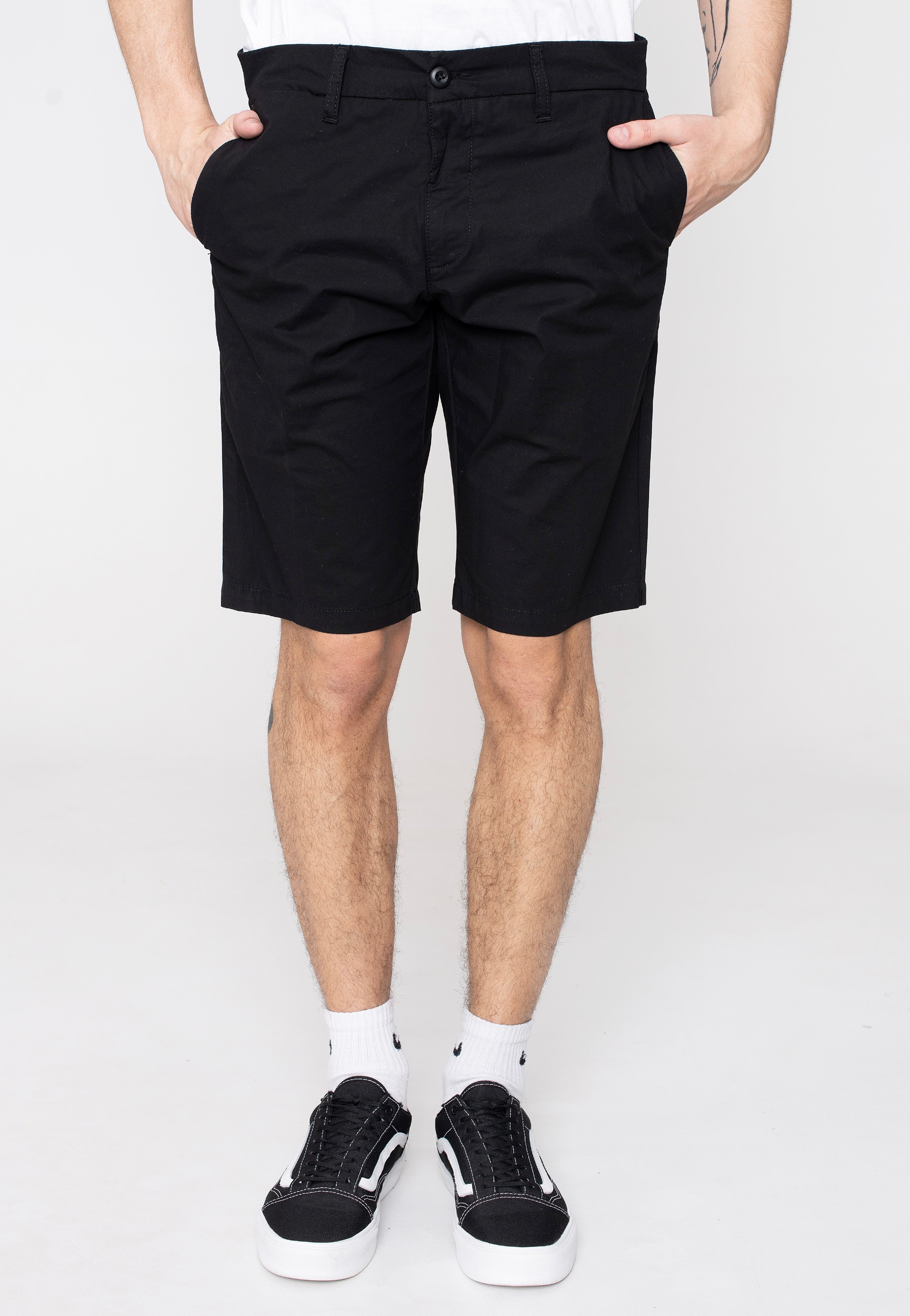 Carhartt WIP - Sid Rinsed Black - Shorts | Men-Image