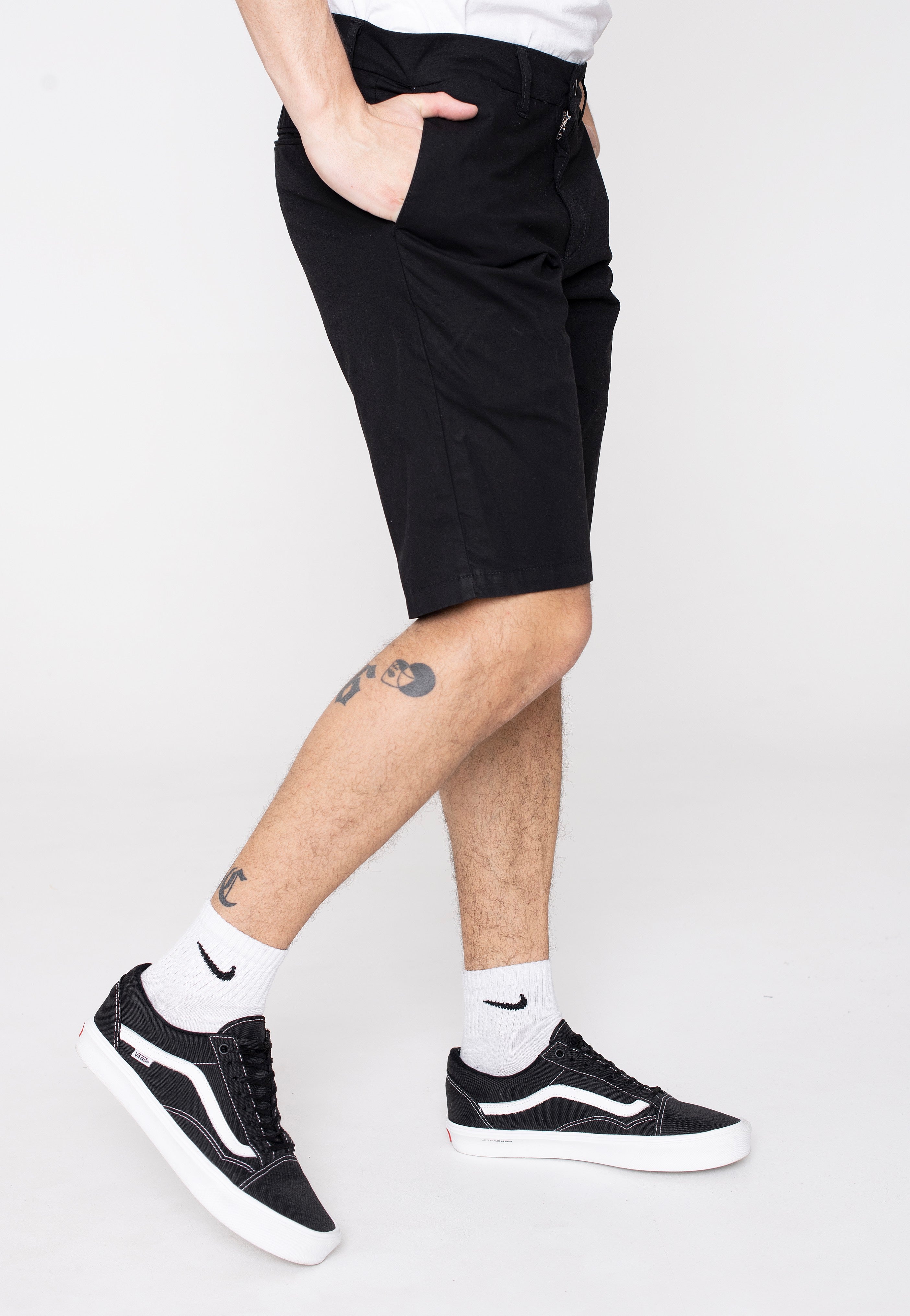 Carhartt WIP - Sid Rinsed Black - Shorts | Men-Image