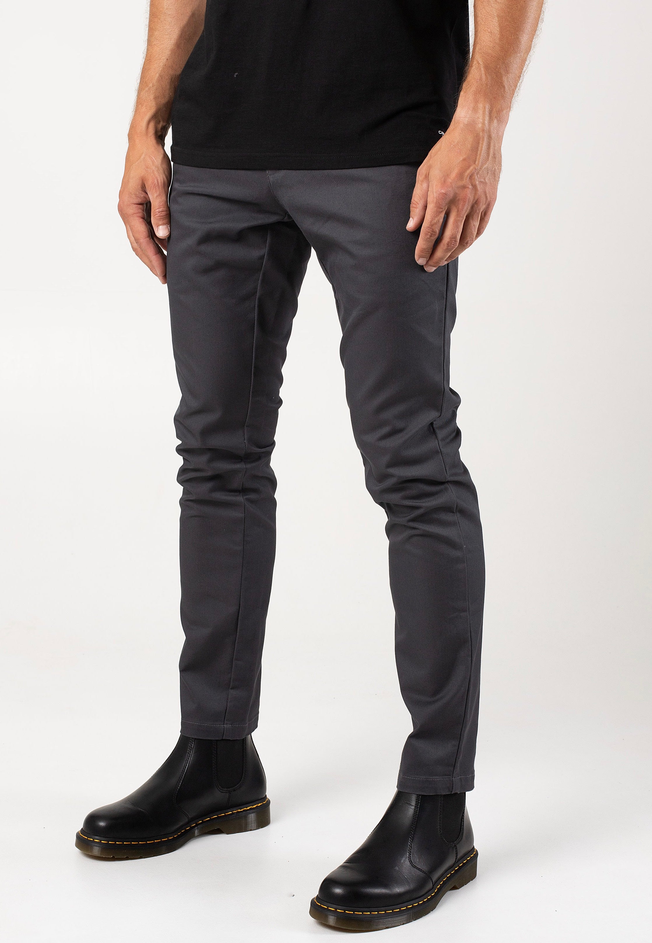 Carhartt WIP - Sid Rinsed Graphite - Pants | Men-Image