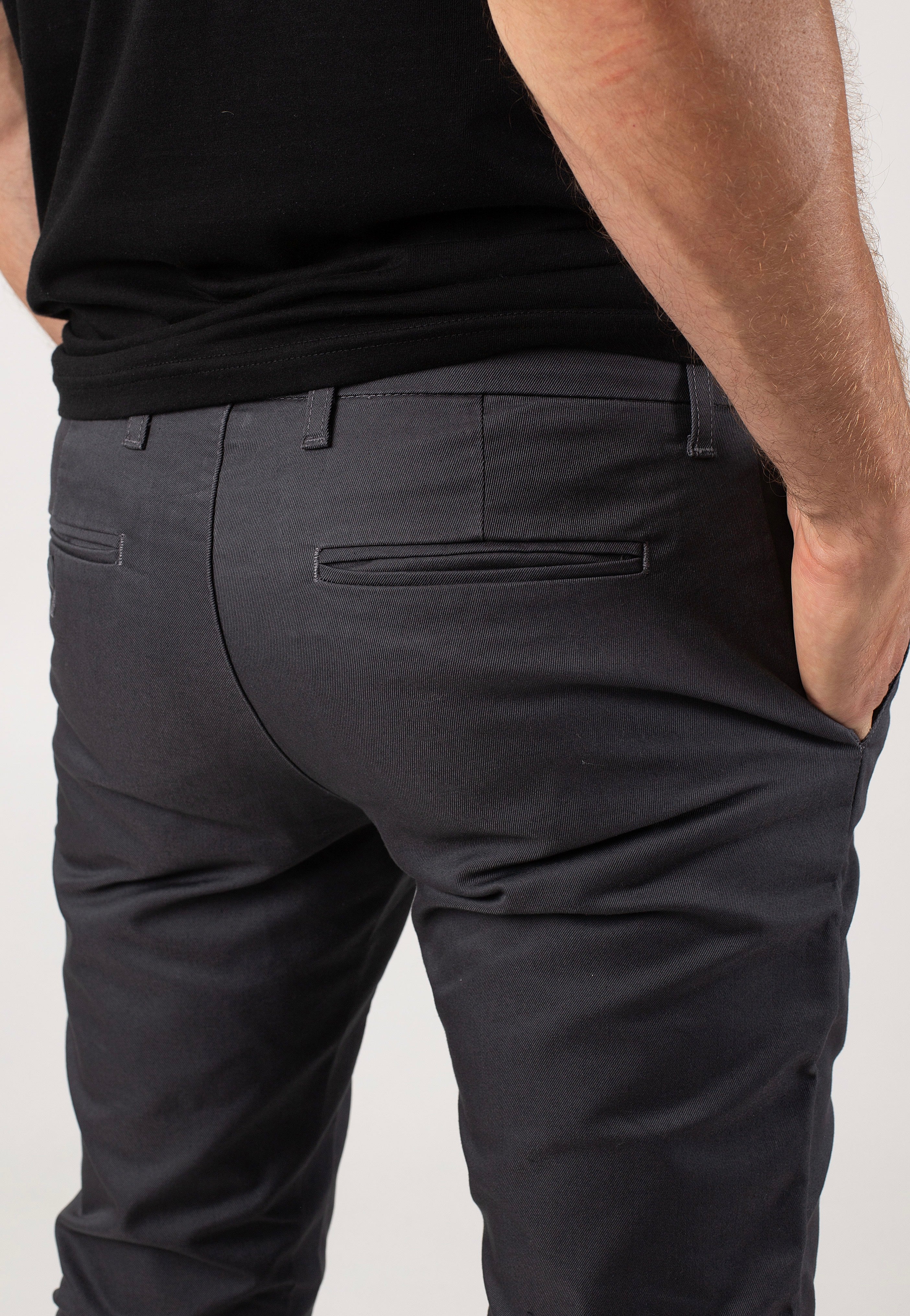 Carhartt WIP - Sid Rinsed Graphite - Pants | Men-Image