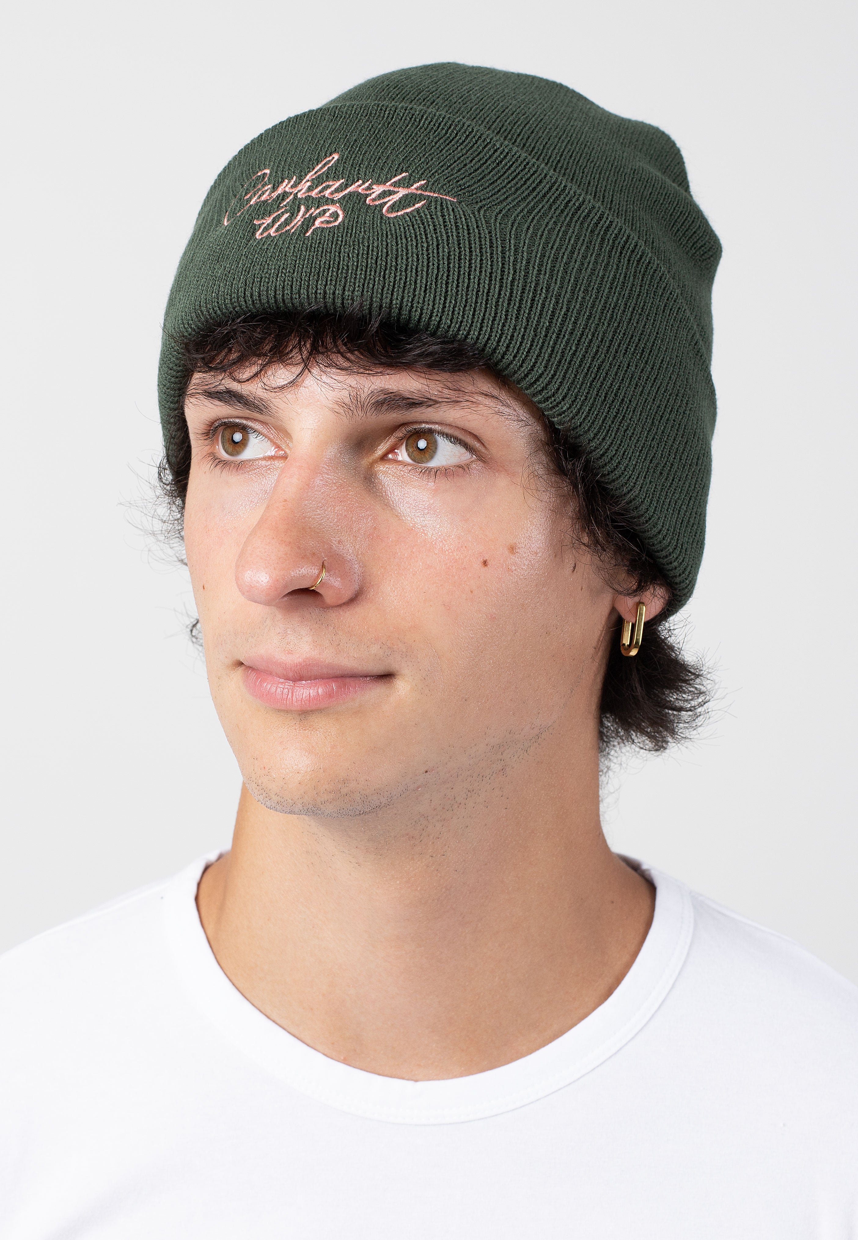 Carhartt WIP - Signature Sycamore Tree/Dusty Rose - Beanie | Men-Image