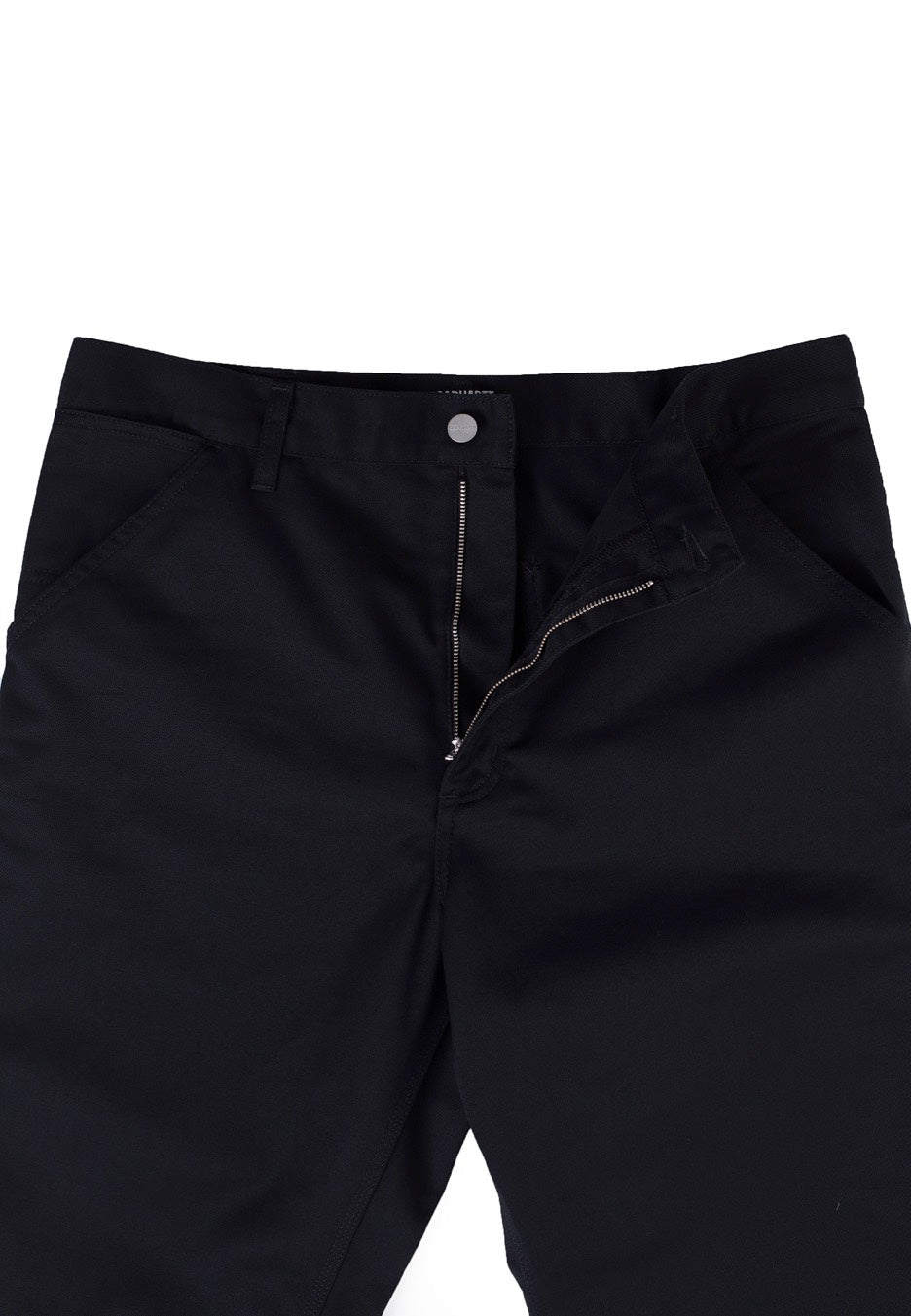 Carhartt WIP - Simple Denison Black Rinsed - Pants | Men-Image