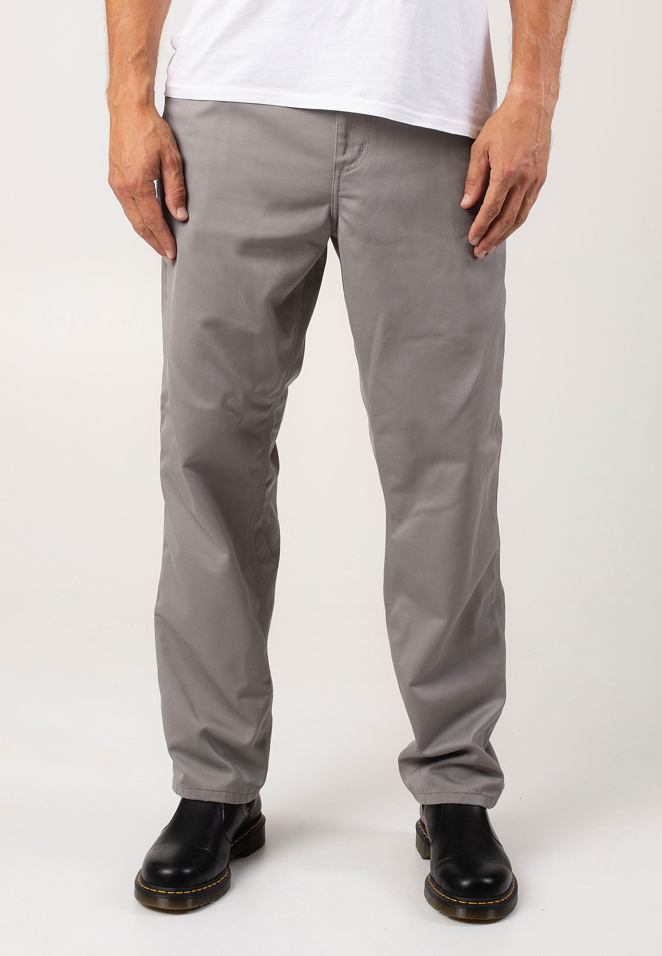 Carhartt WIP - Simple Rinsed Misty Grey - Pants | Men-Image