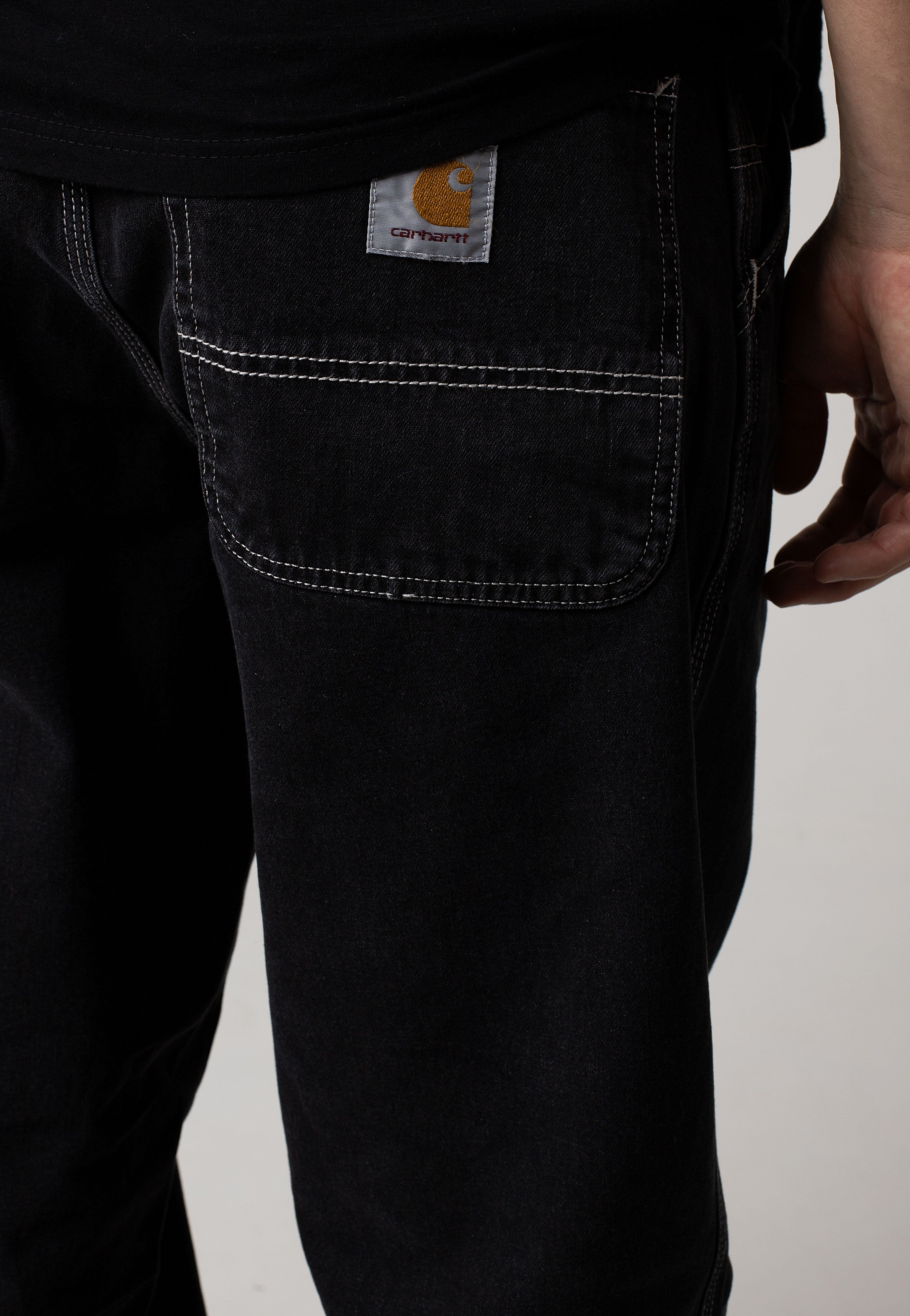 Carhartt WIP - Simple Stone Washed Black - Jeans | Men-Image