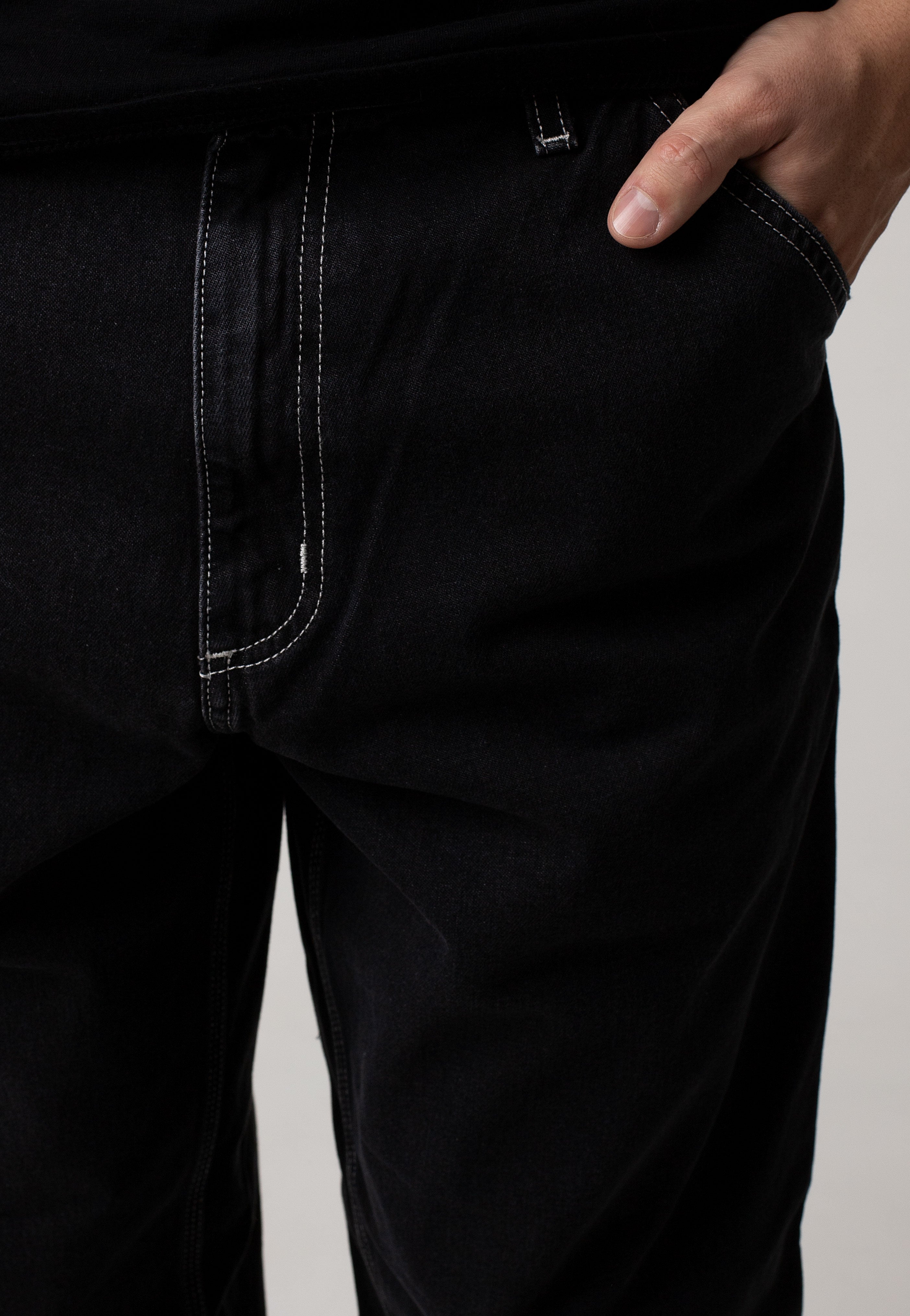 Carhartt WIP - Simple Stone Washed Black - Jeans | Men-Image