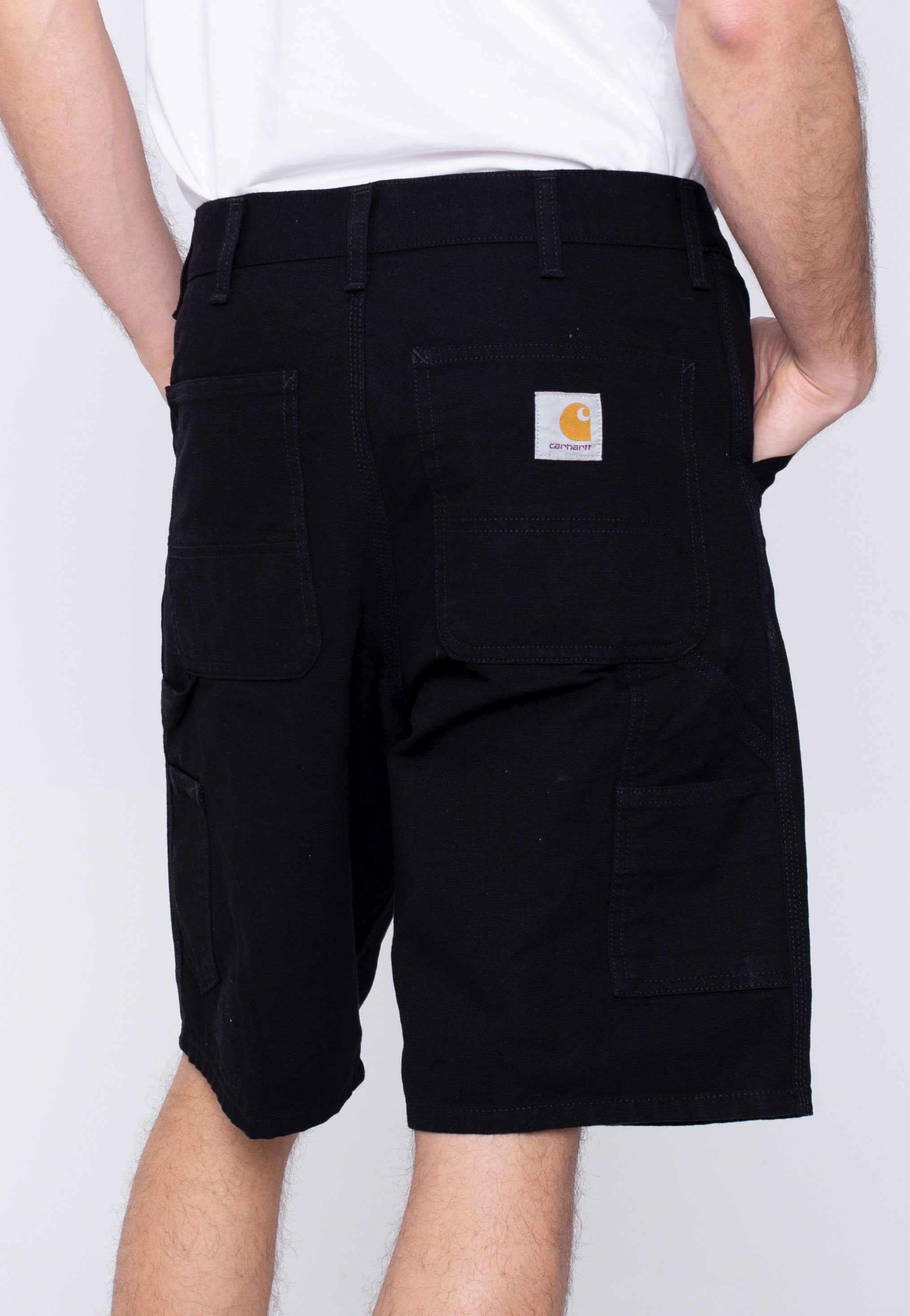 Carhartt WIP - Single Knee Black Rinsed - Shorts | Men-Image