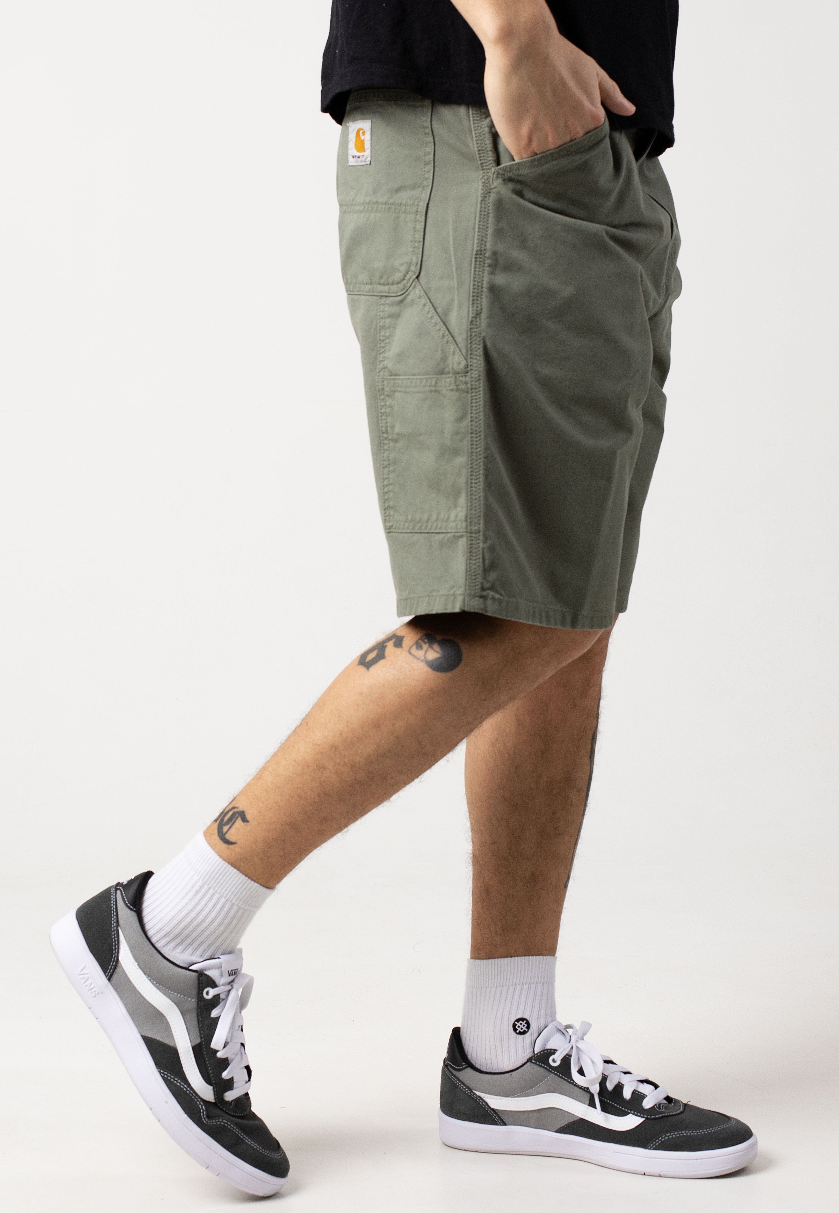 Carhartt WIP - Single Knee Garment Dyed Park - Shorts | Men-Image