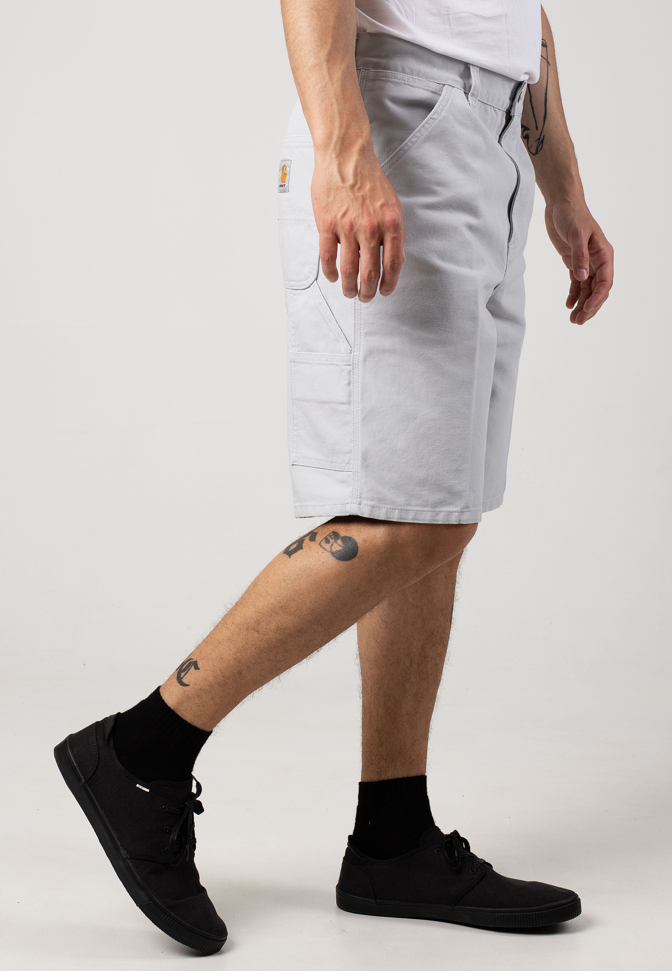 Carhartt WIP - Single Knee Rinsed Basalt - Shorts | Men-Image