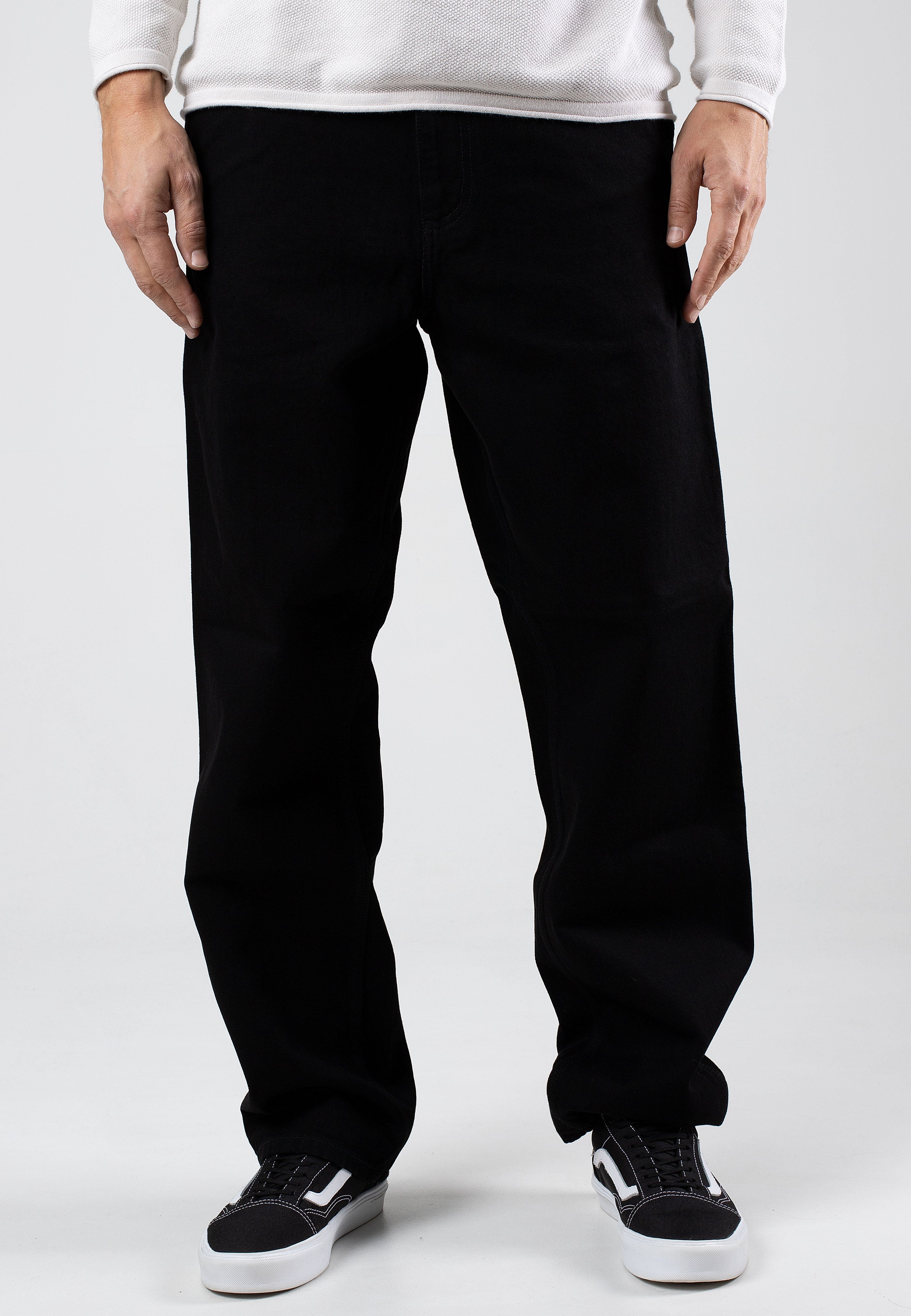 Carhartt WIP - Single Knee Rinsed Black - Jeans | Men-Image