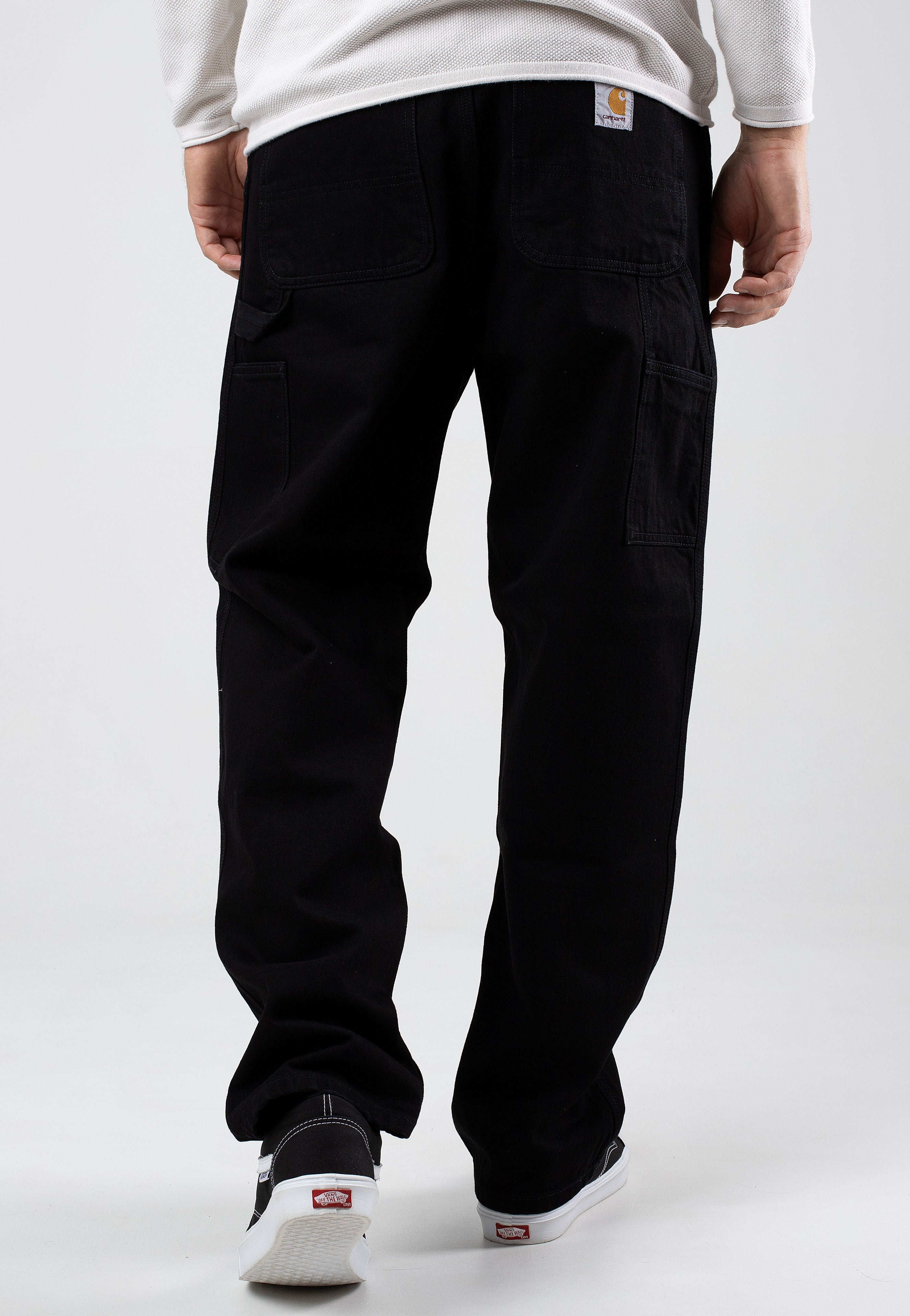 Carhartt WIP - Single Knee Rinsed Black - Jeans | Men-Image