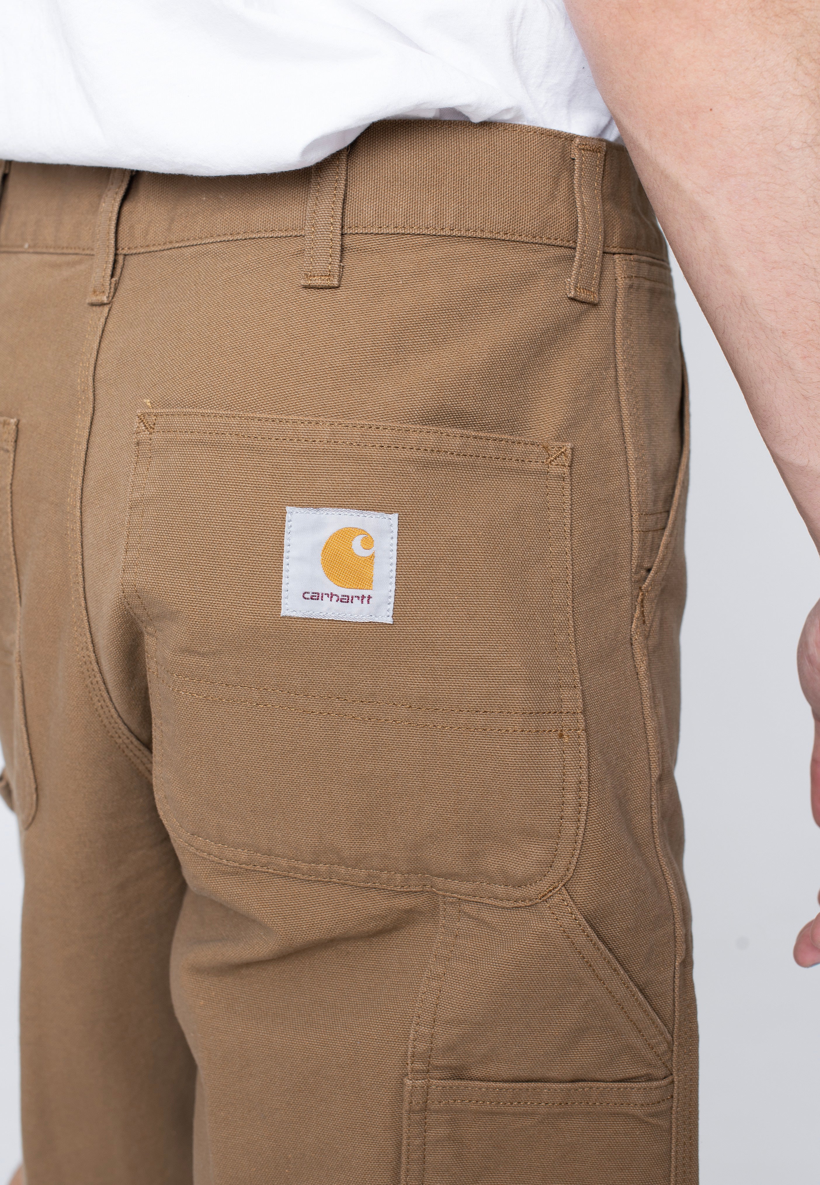 Carhartt WIP - Single Knee Rinsed Hamilton Brown - Shorts | Men-Image