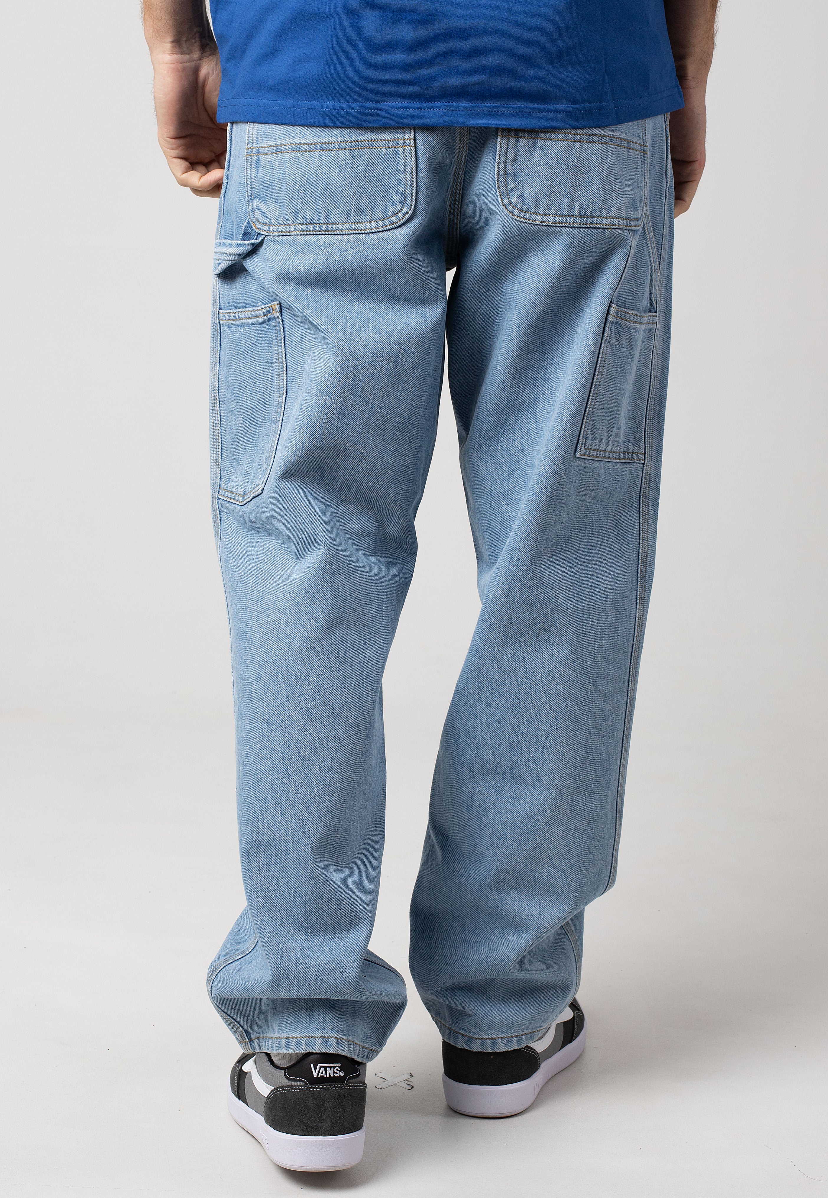 Carhartt WIP - Single Knee Stone Bleached Blue - Jeans | Men-Image