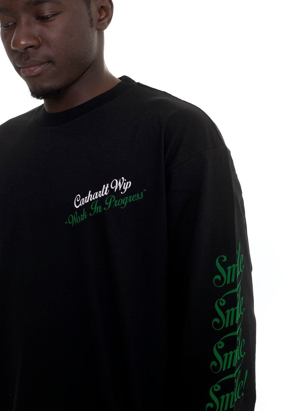 Carhartt WIP - Smile Black - Longsleeve | Men-Image