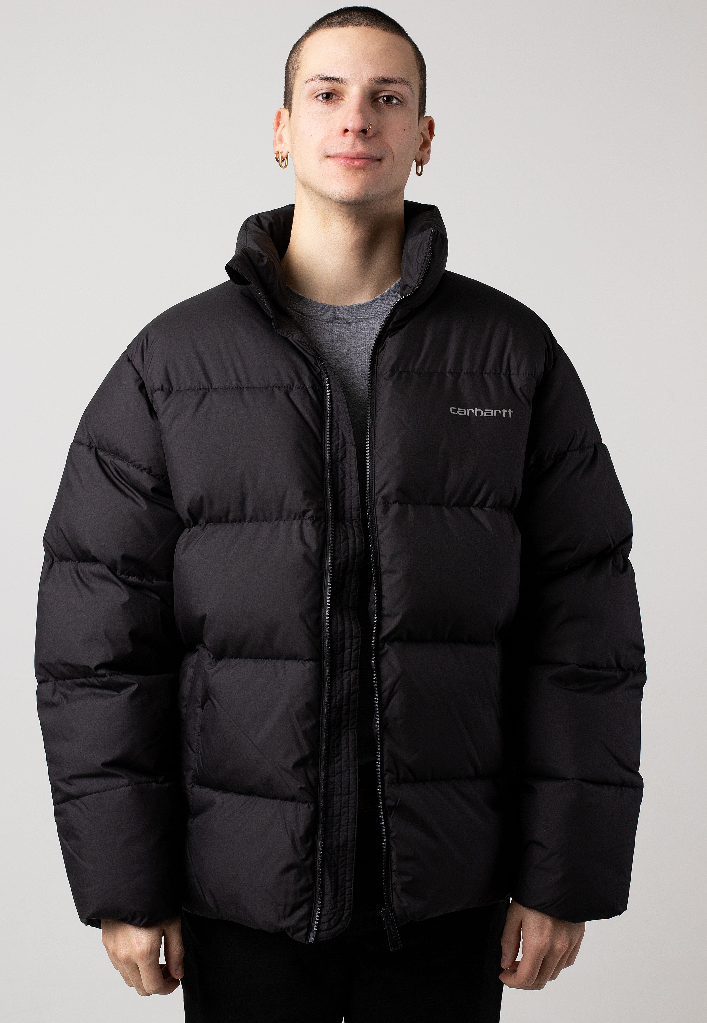 Carhartt WIP - Springfield Black/Blacksmith - Jacket | Men-Image