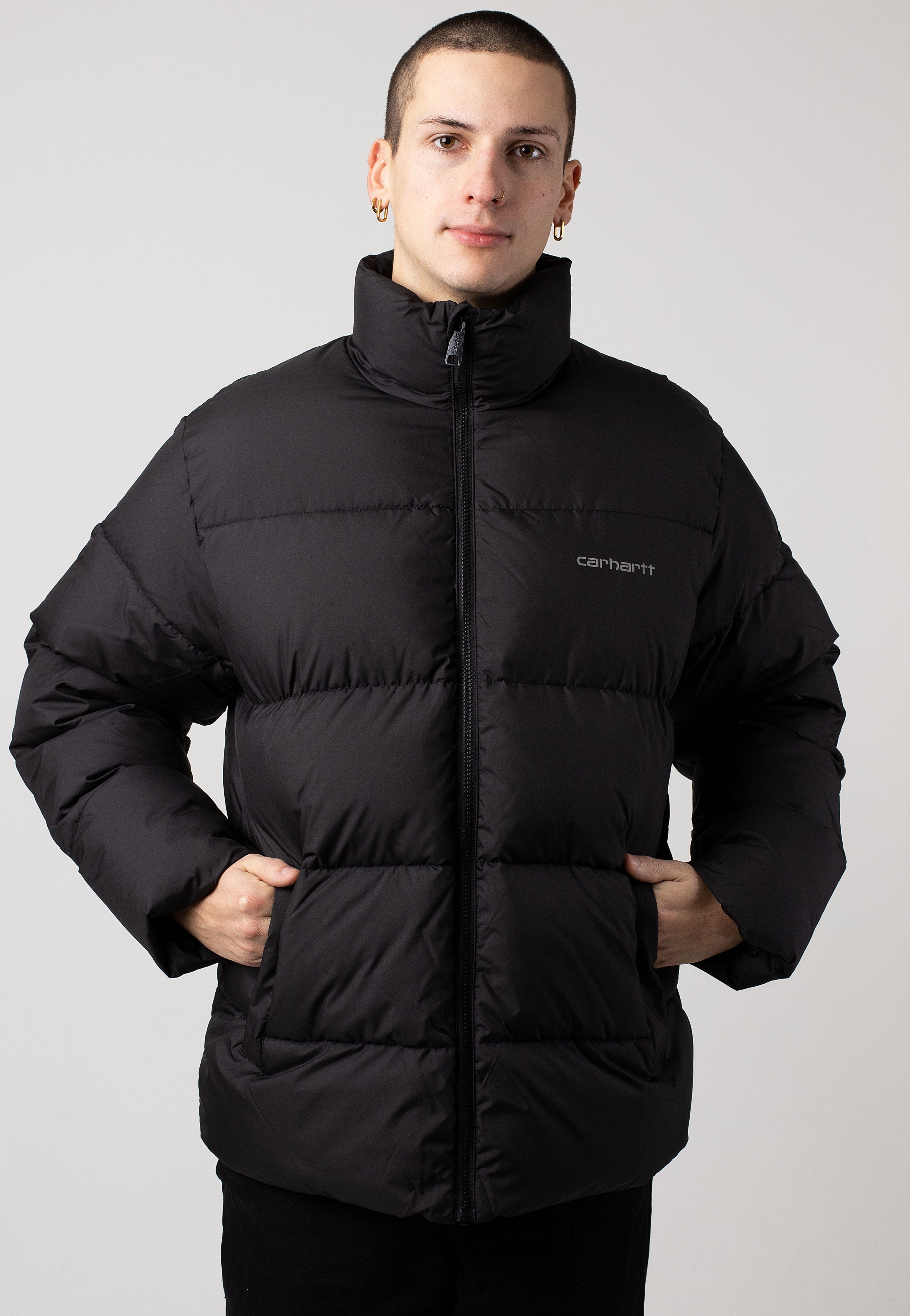 Carhartt WIP - Springfield Black/Blacksmith - Jacket | Men-Image