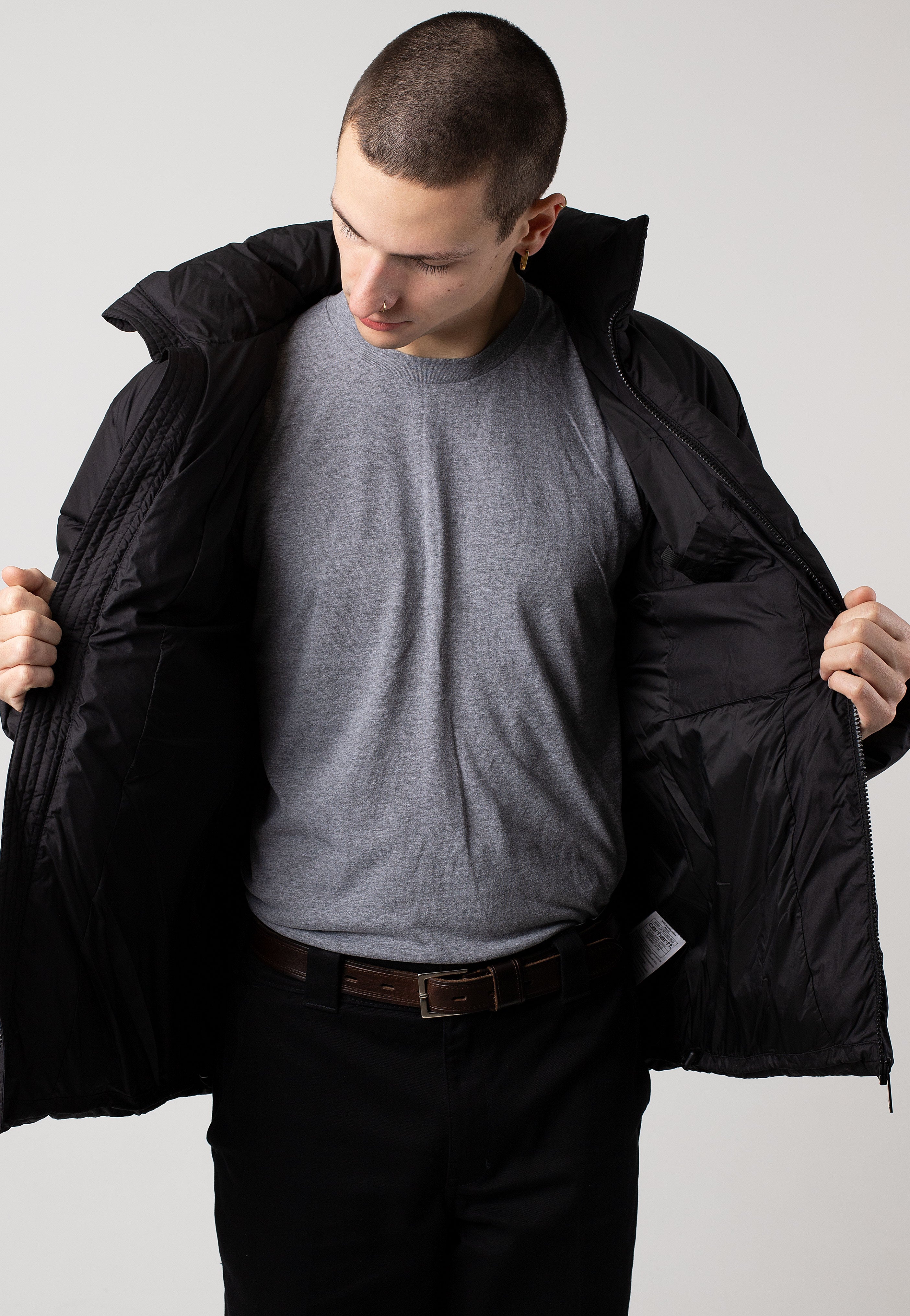 Carhartt WIP - Springfield Black/Blacksmith - Jacket | Men-Image