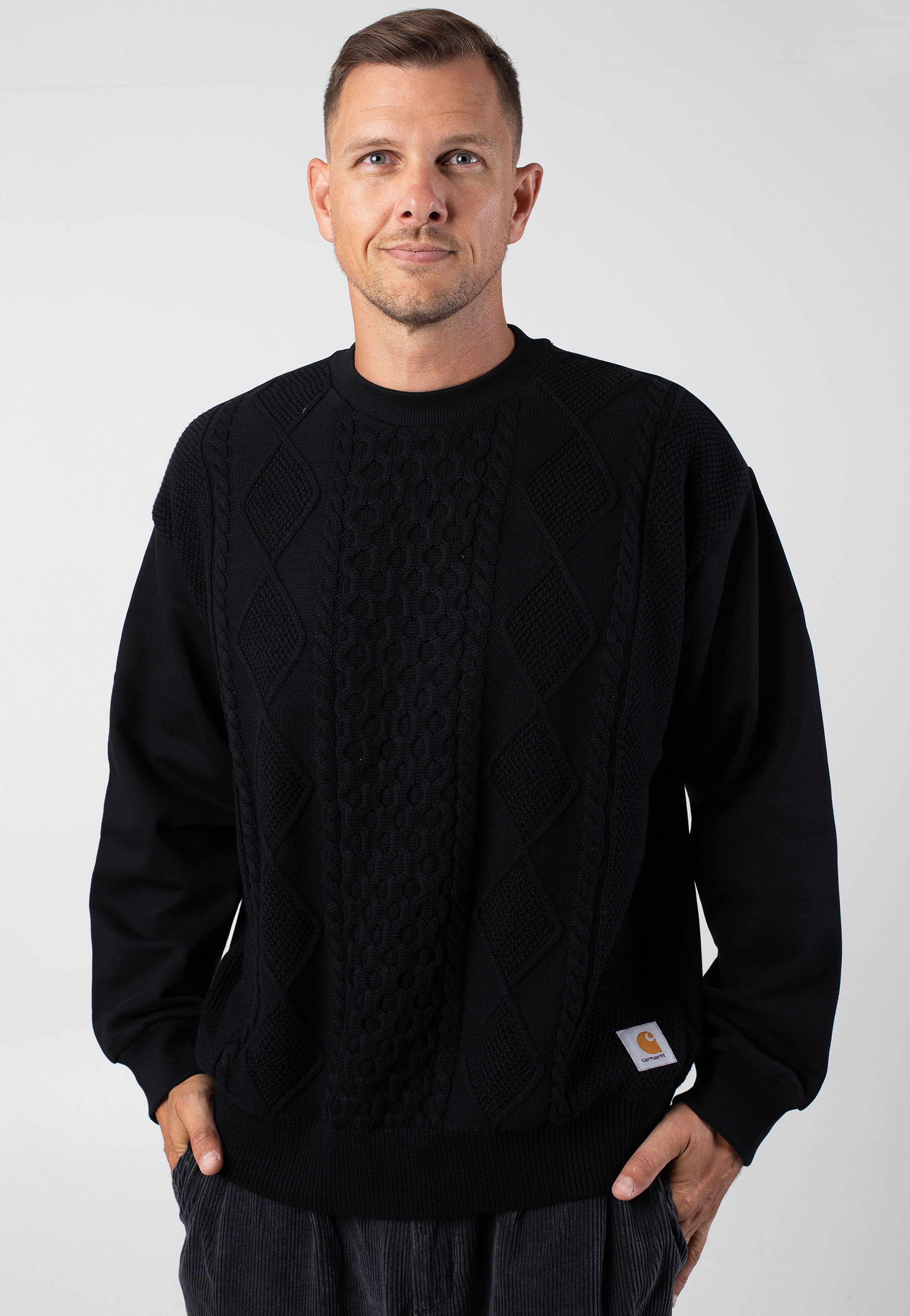 Carhartt WIP - Tridon Black - Sweater | Men-Image