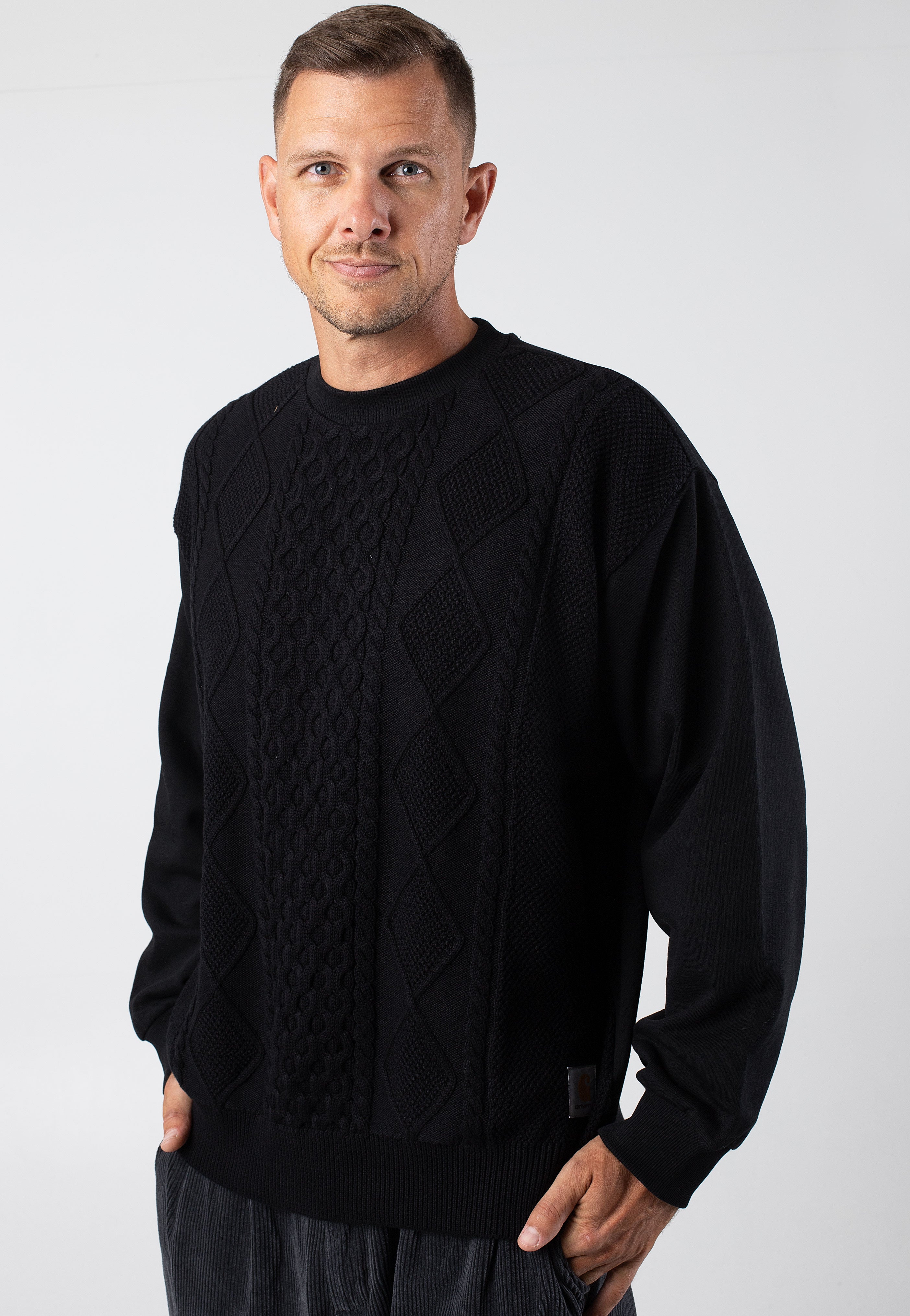 Carhartt WIP - Tridon Black - Sweater | Men-Image