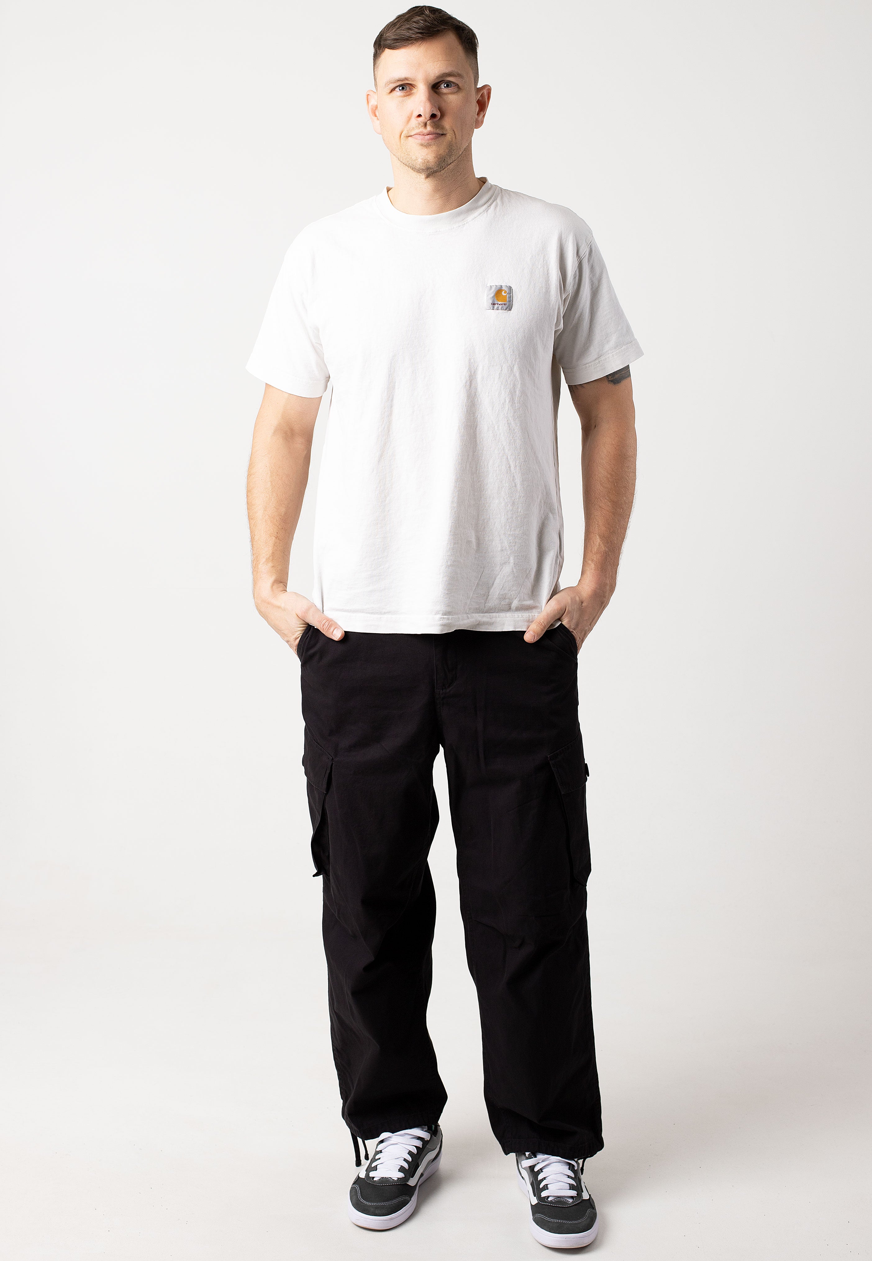 Carhartt WIP - Unity Heavy Enzyme Wash Black - Pants | Men-Image