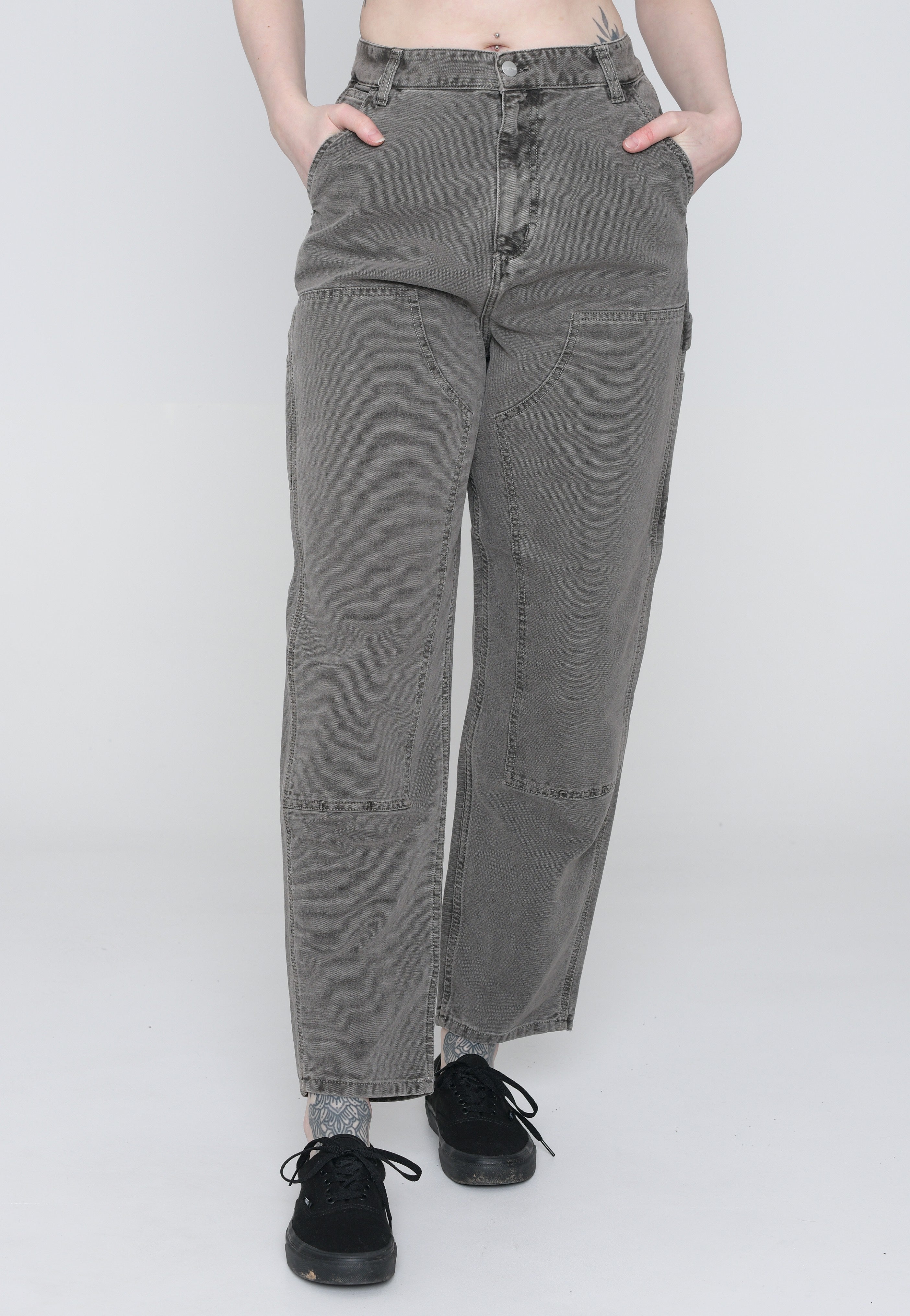 Carhartt WIP - W' Amherst Faded Black - Pants | Women-Image