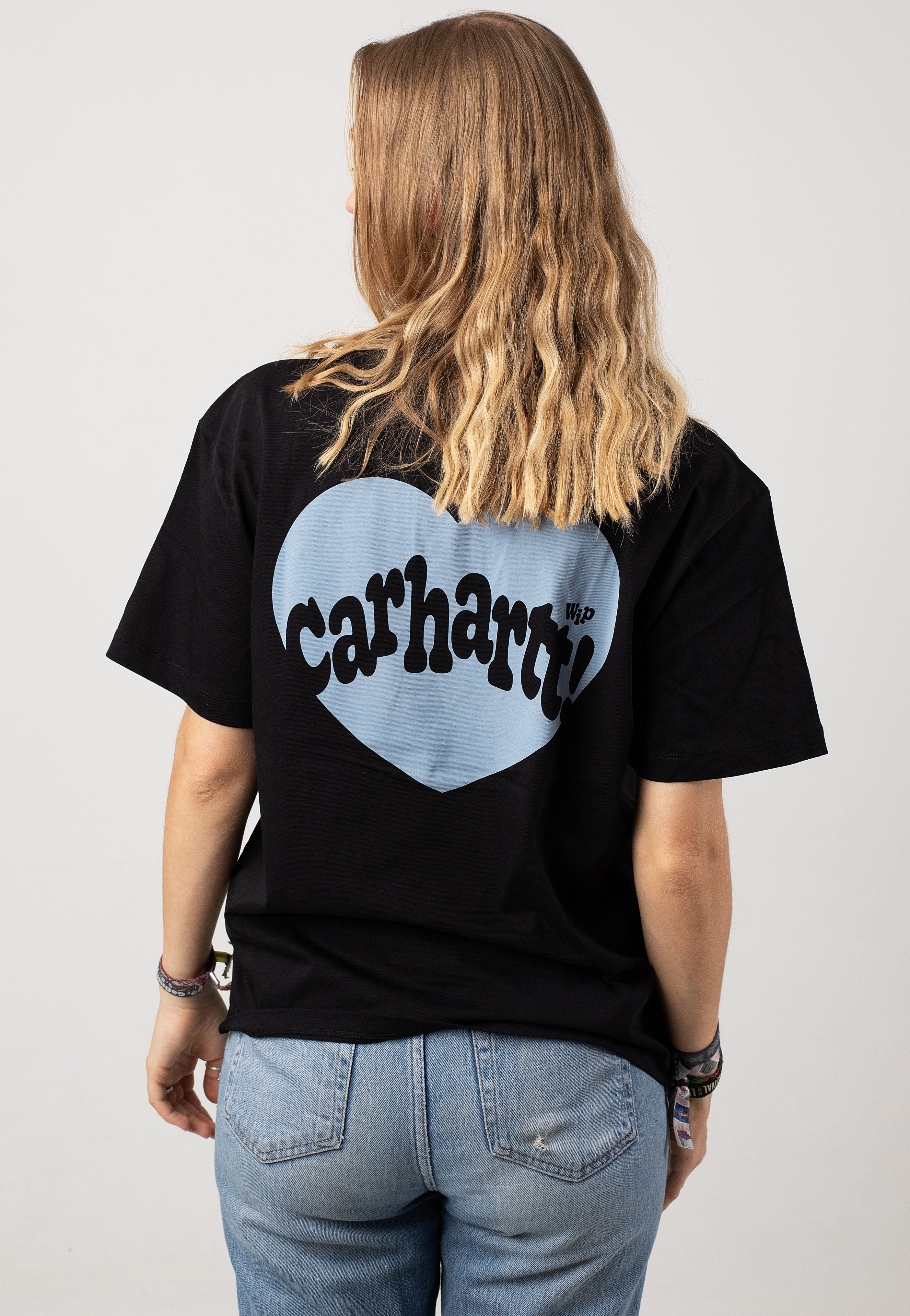 Carhartt WIP - W' Amour Black/Misty Sky - T-Shirt | Women-Image