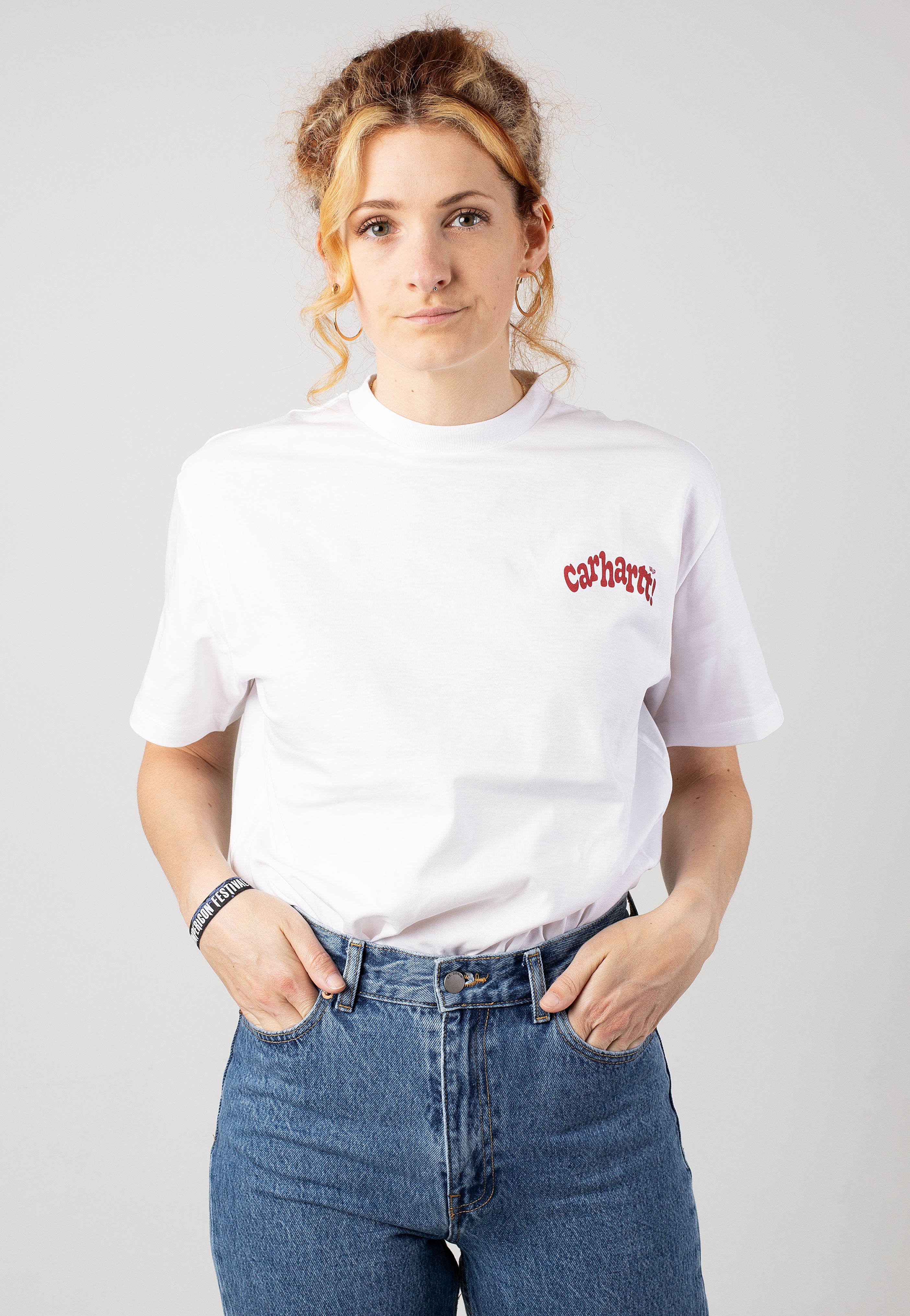 Carhartt WIP - W' Amour White/Tuscany - T-Shirt | Women-Image