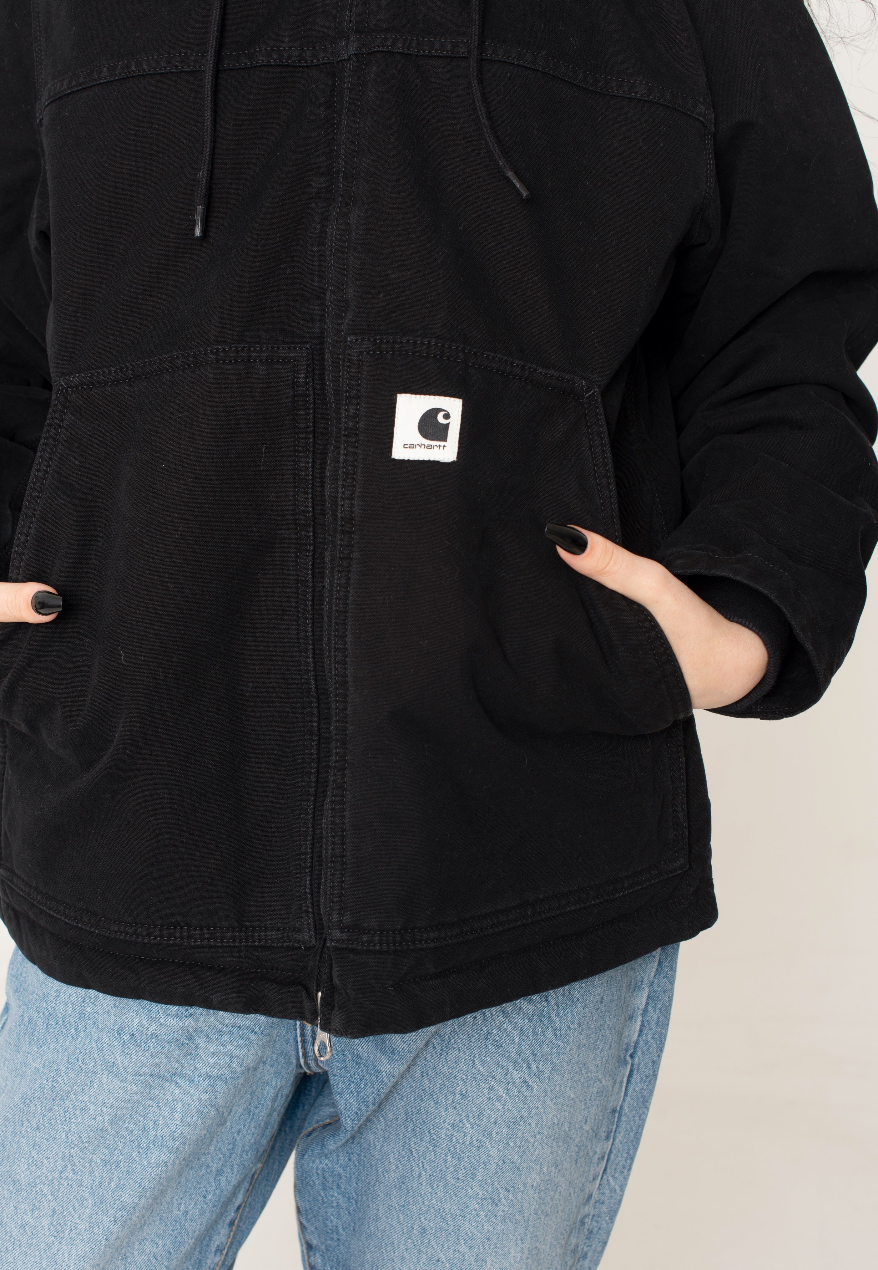 Carhartt WIP - W' Arlington Heavy Stone Wash Black - Jacket | Women-Image