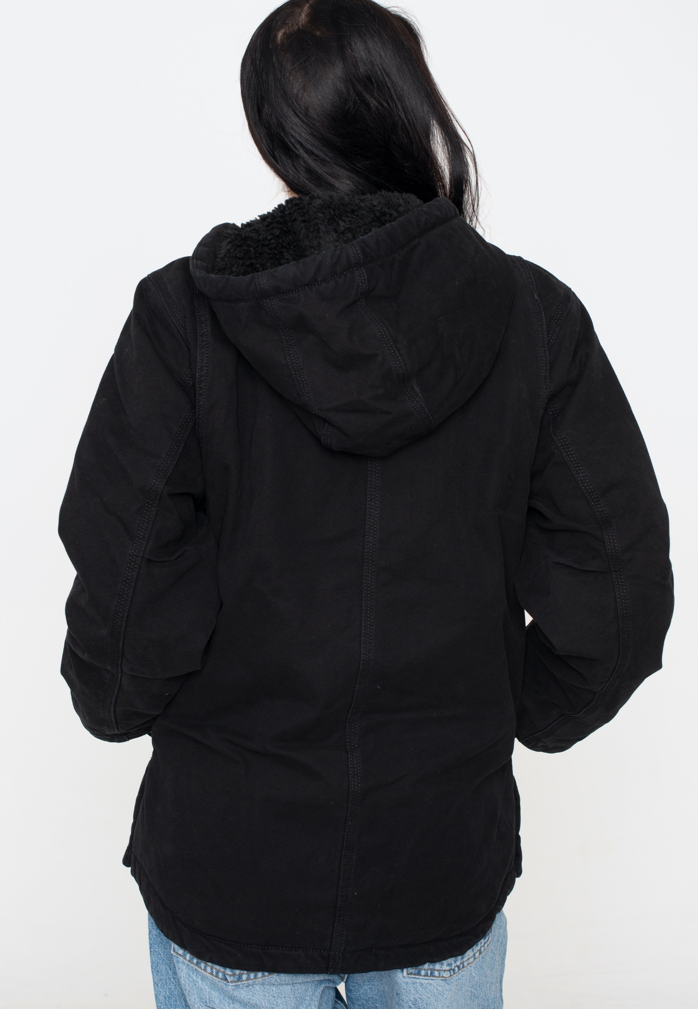 Carhartt WIP - W' Arlington Heavy Stone Wash Black - Jacket | Women-Image