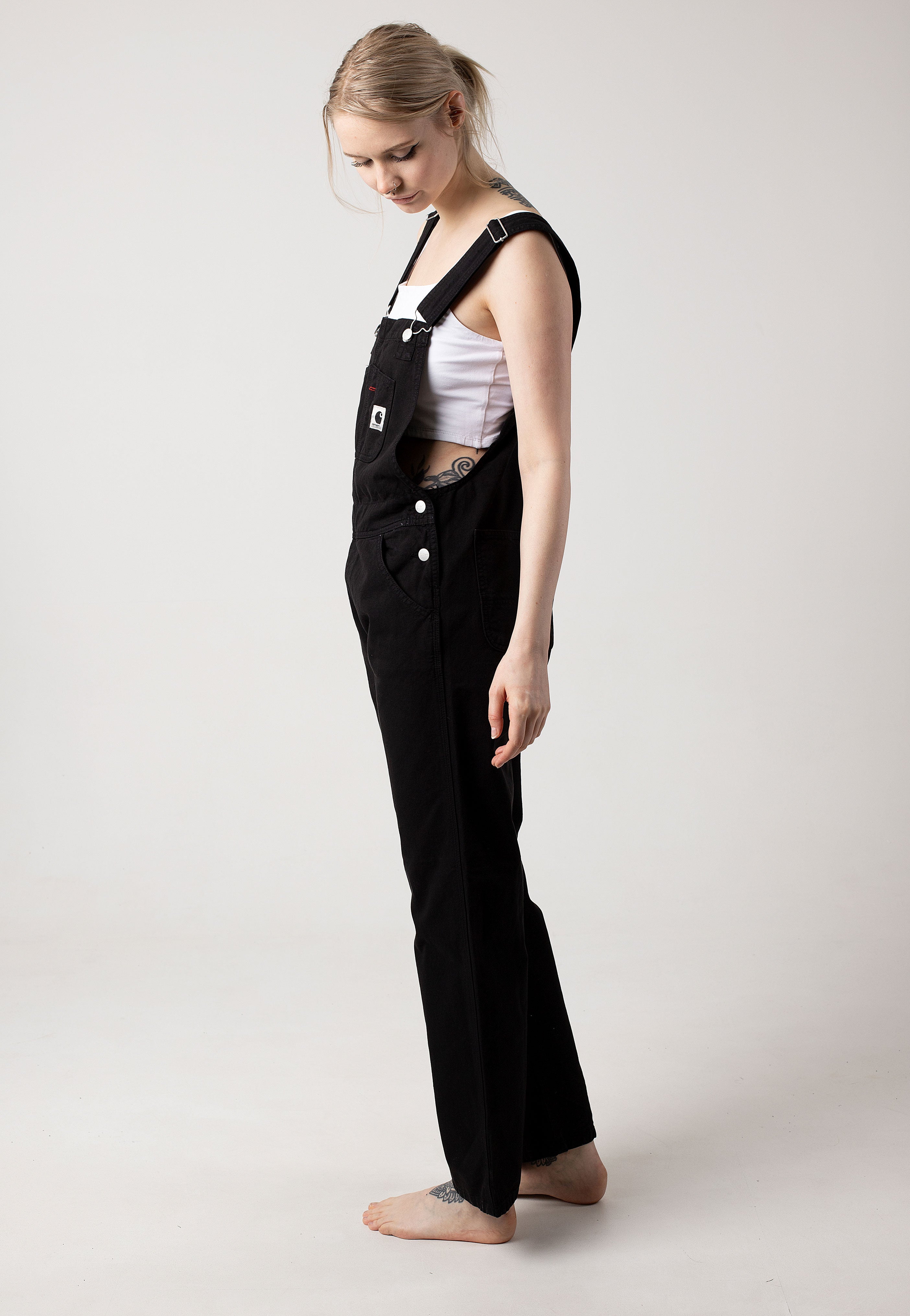 Carhartt WIP - W' Bib Overall Straight Black - Dungarees | Women-Image