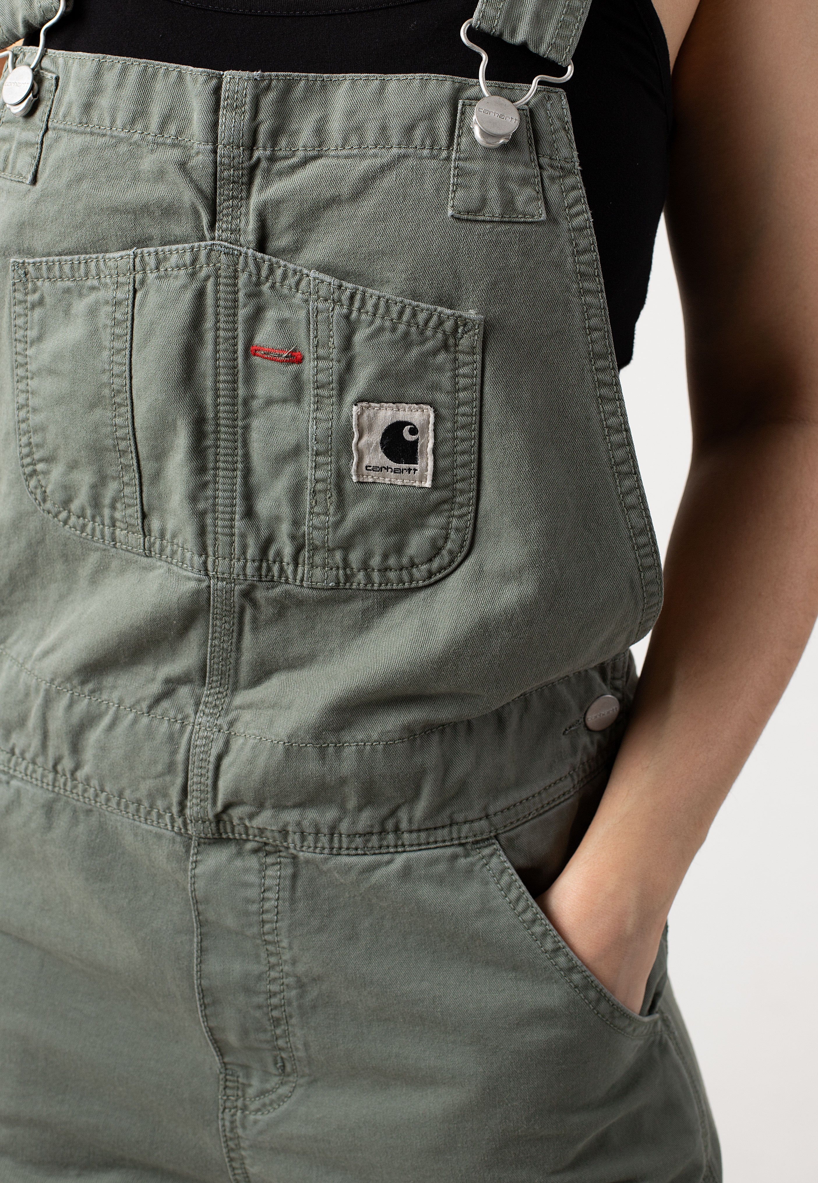 Carhartt WIP - W' Bib Overall Straight Garment Dyed Park - Dungarees | Women-Image