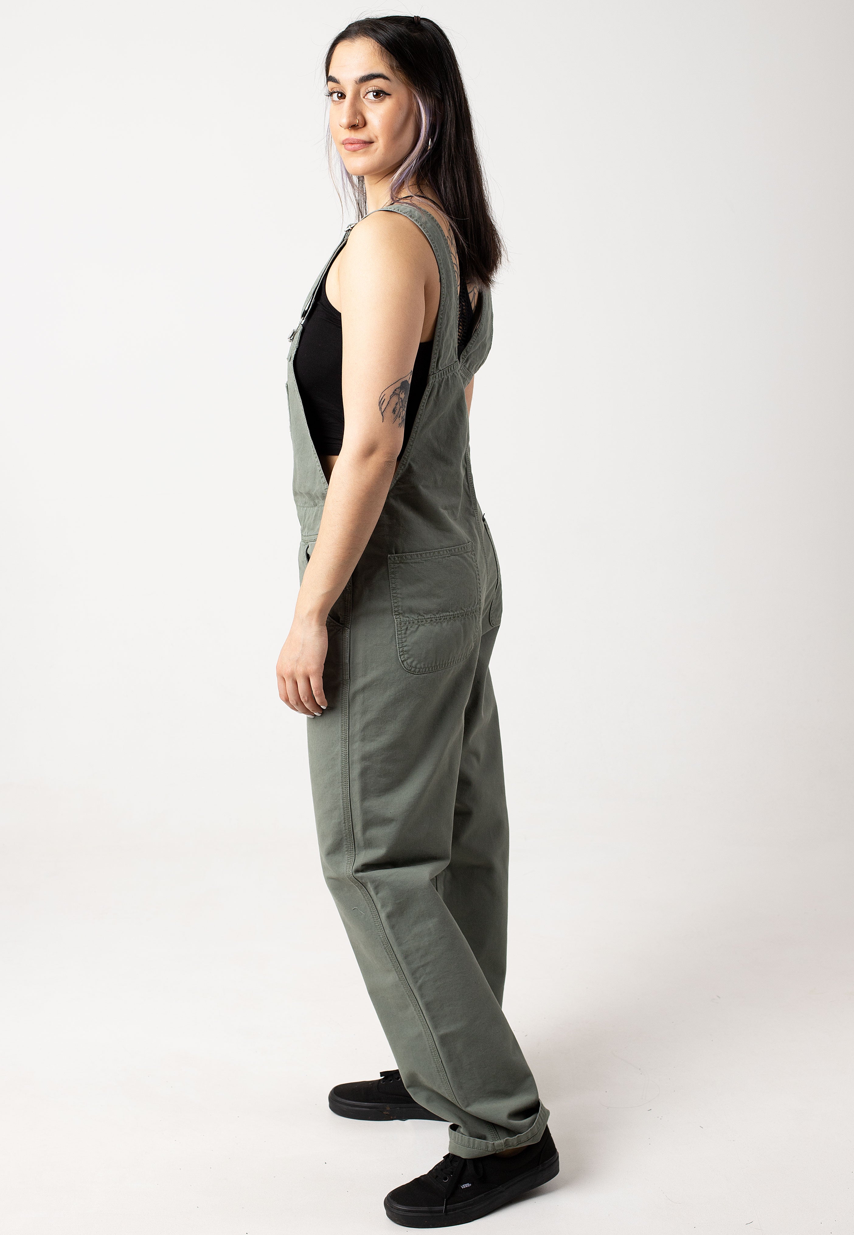 Carhartt WIP - W' Bib Overall Straight Garment Dyed Park - Dungarees | Women-Image