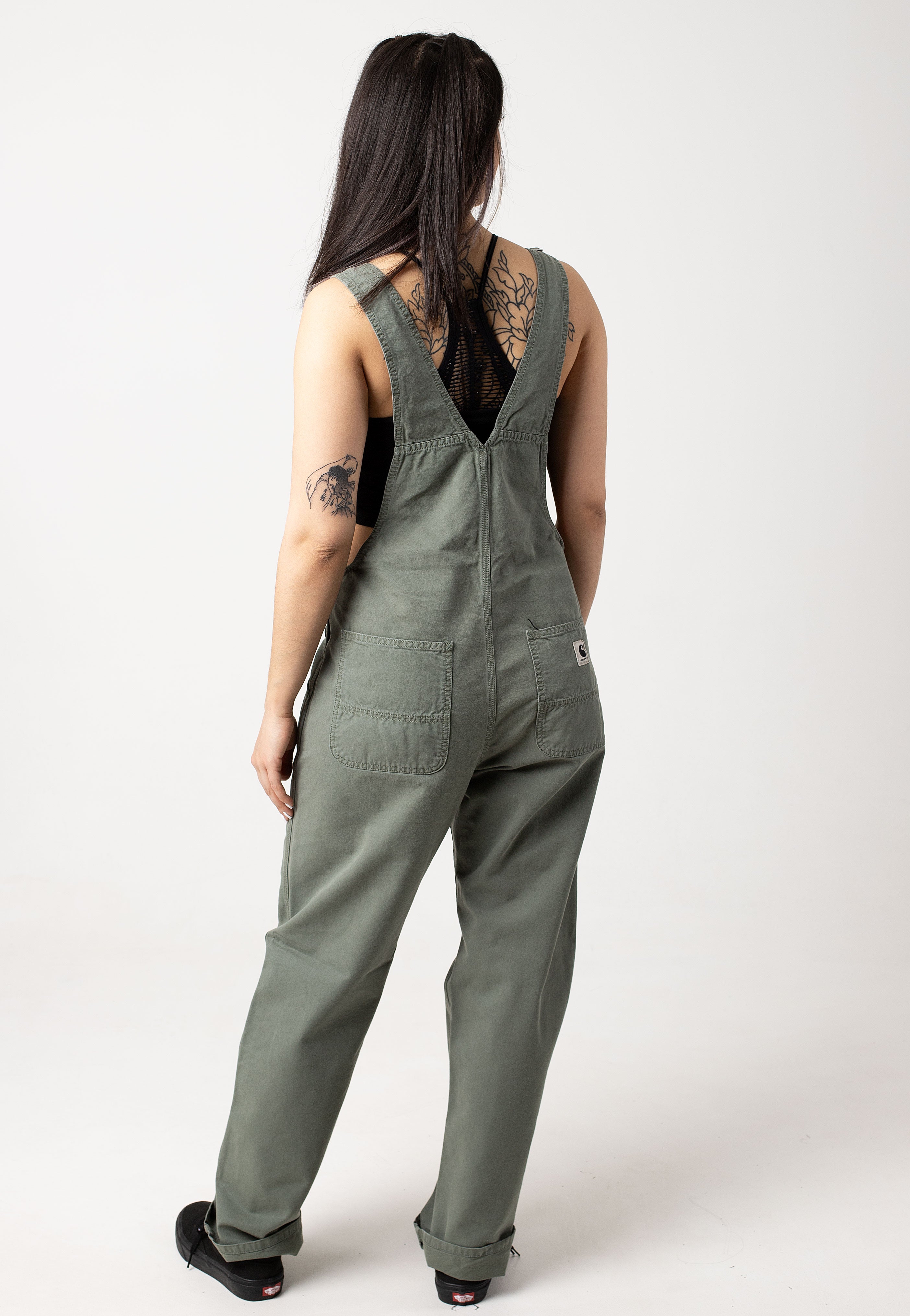 Carhartt WIP - W' Bib Overall Straight Garment Dyed Park - Dungarees | Women-Image