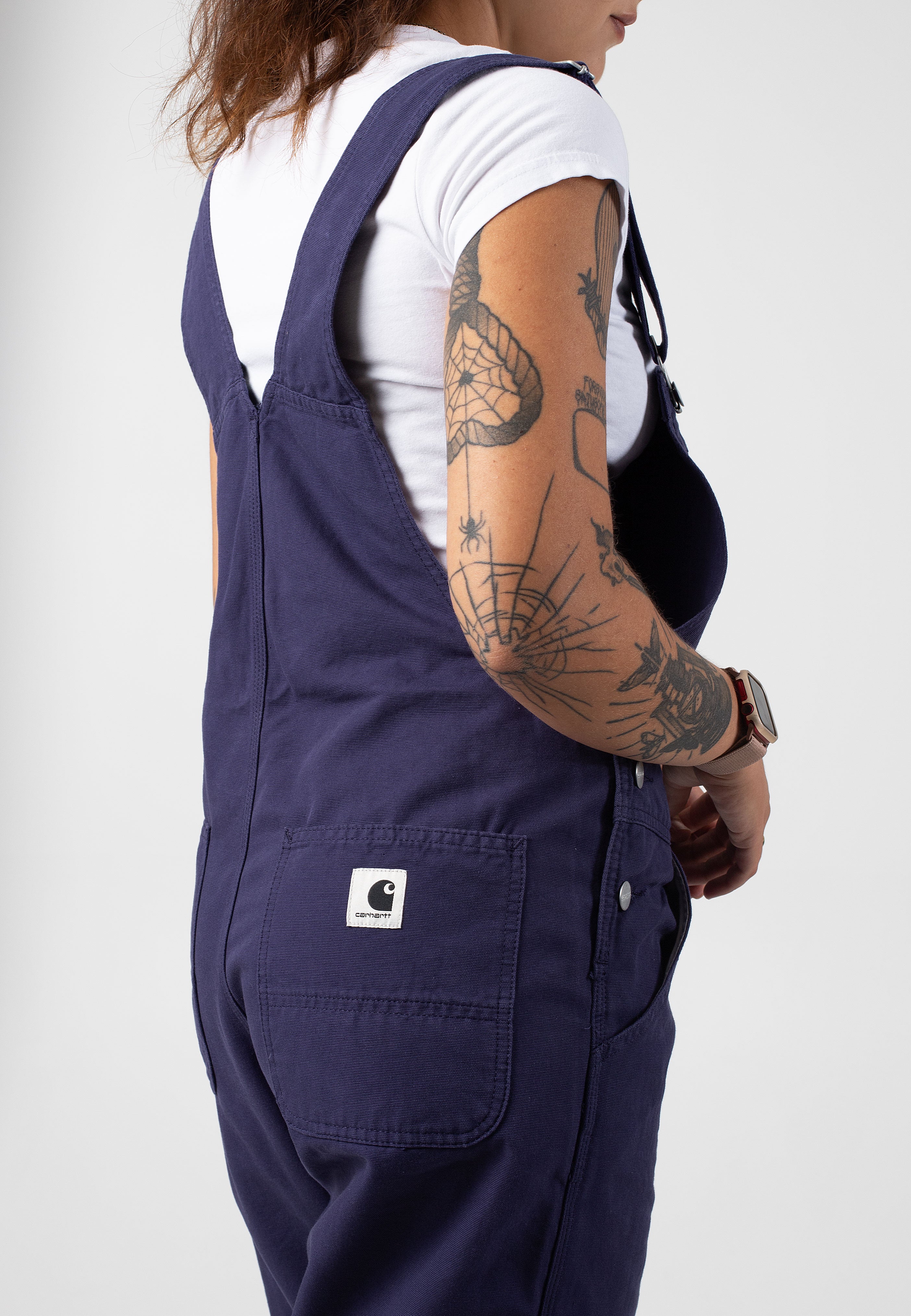 Carhartt WIP - W' Bib Overall Straight Rinsed Aura - Dungarees | Women-Image