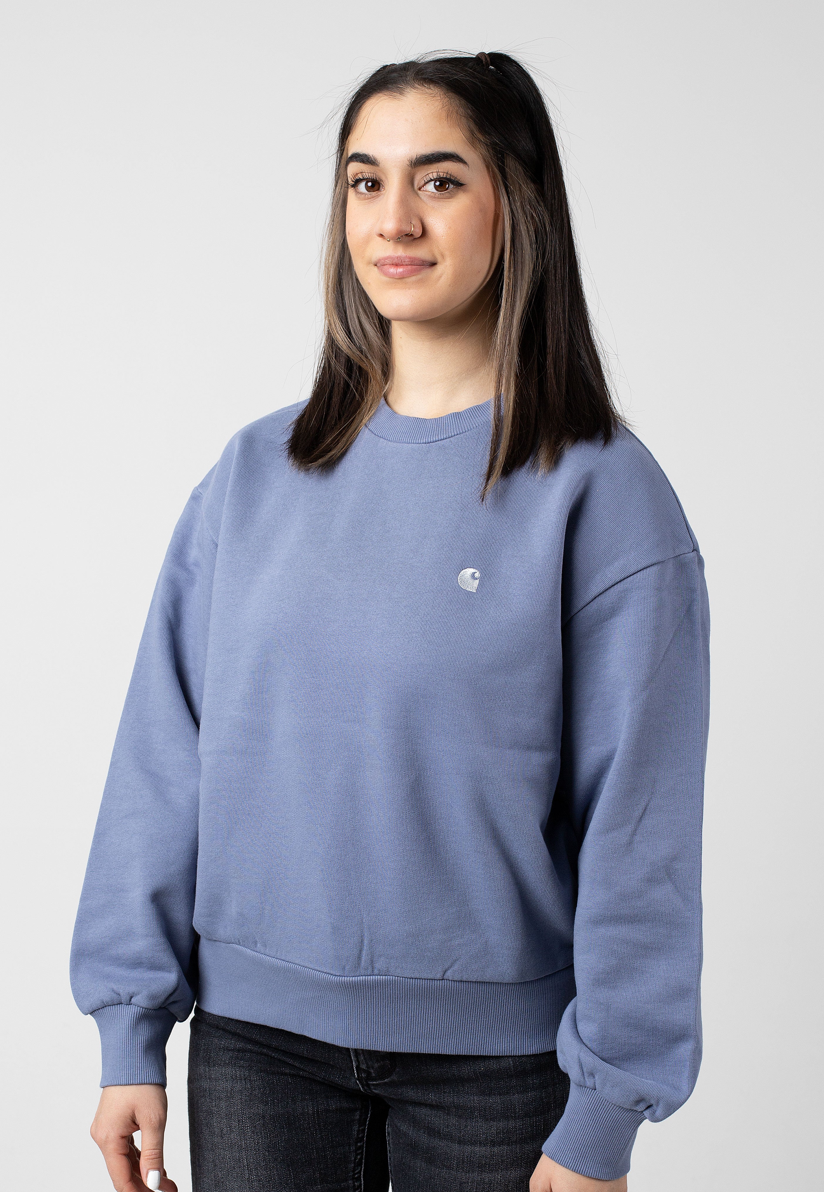 Carhartt WIP - W' Casey Bay Blue/Silver - Sweater | Women-Image