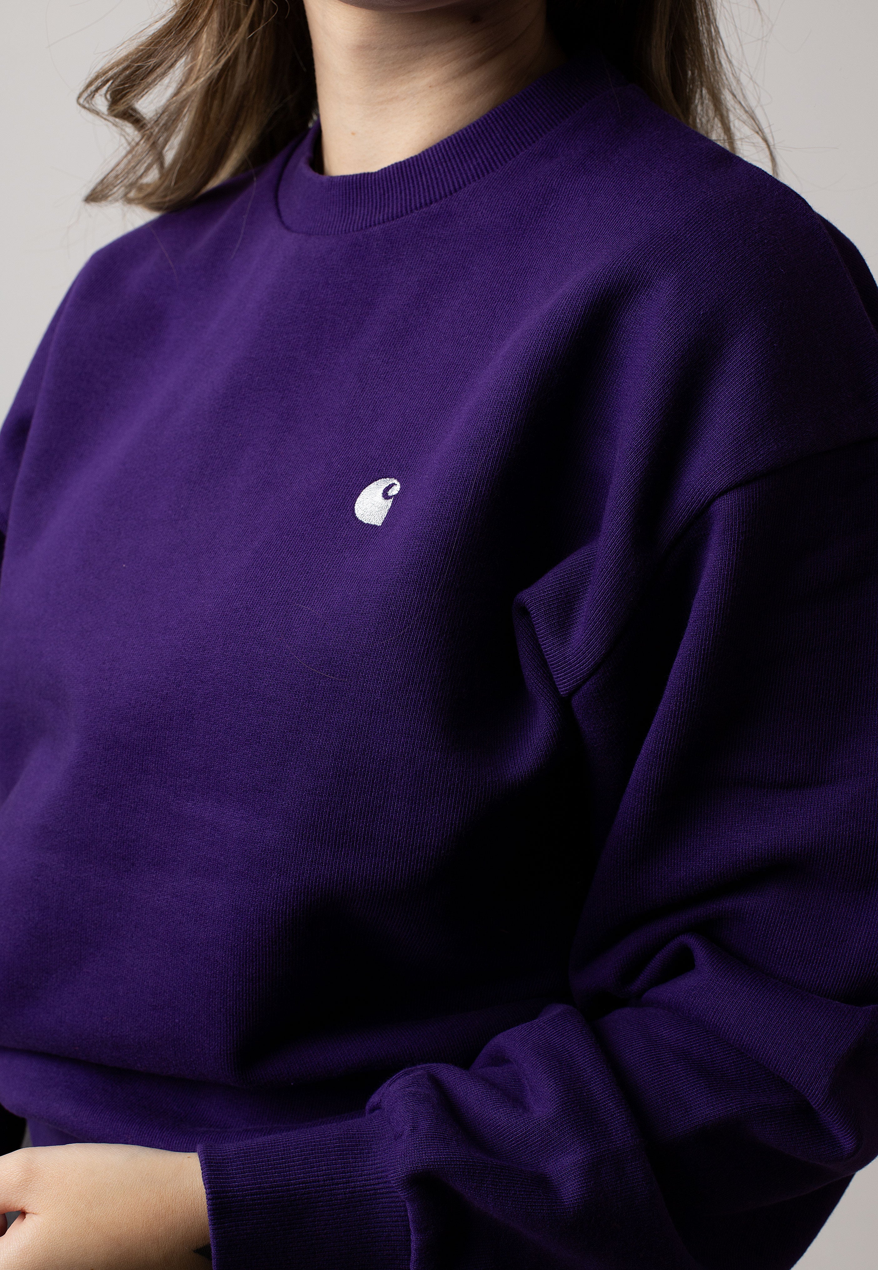 Carhartt WIP - W' Casey Tyrian/Silver - Sweater | Women-Image