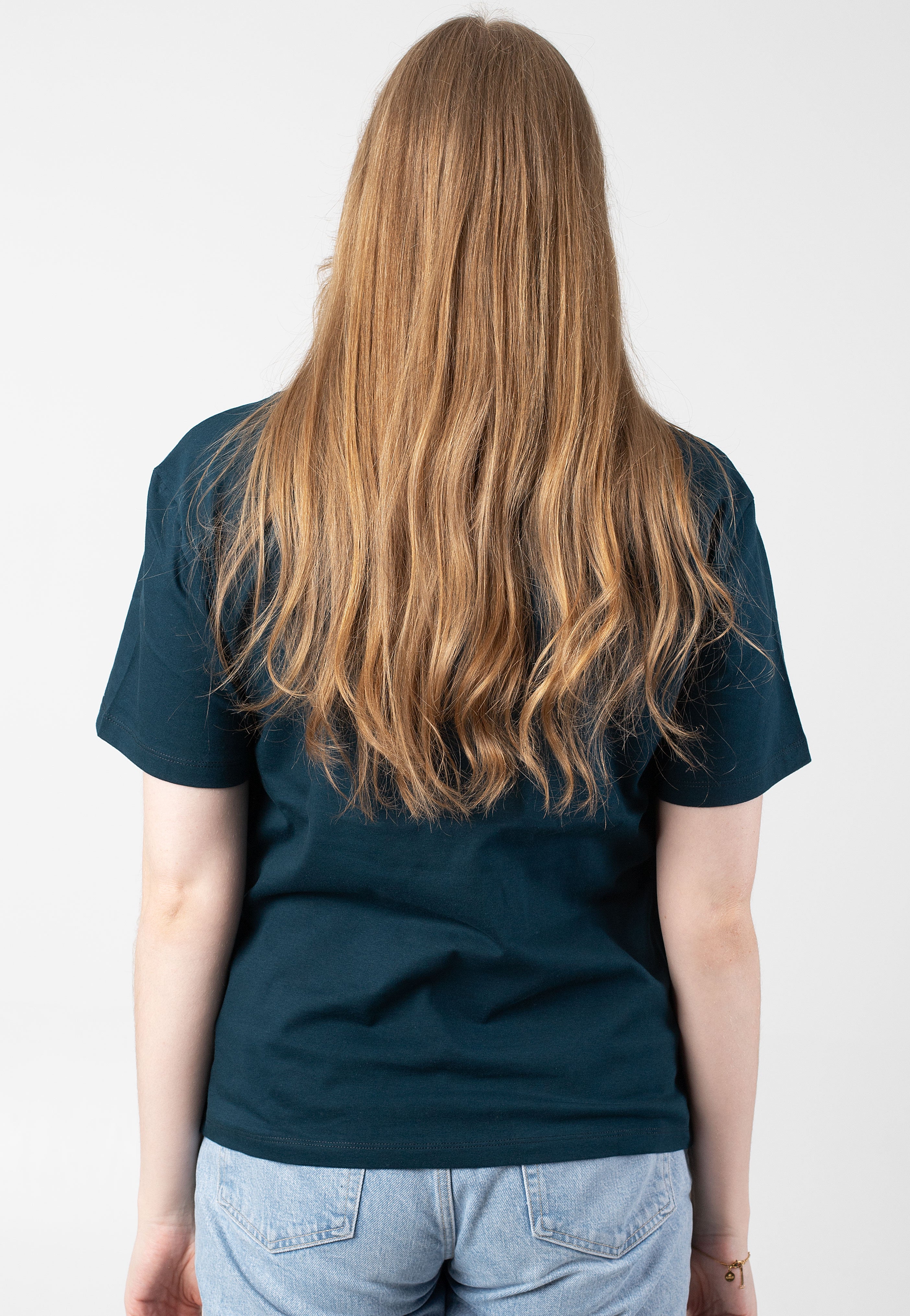 Carhartt WIP - W' Chase Duck Blue / Gold - T-Shirt | Women-Image