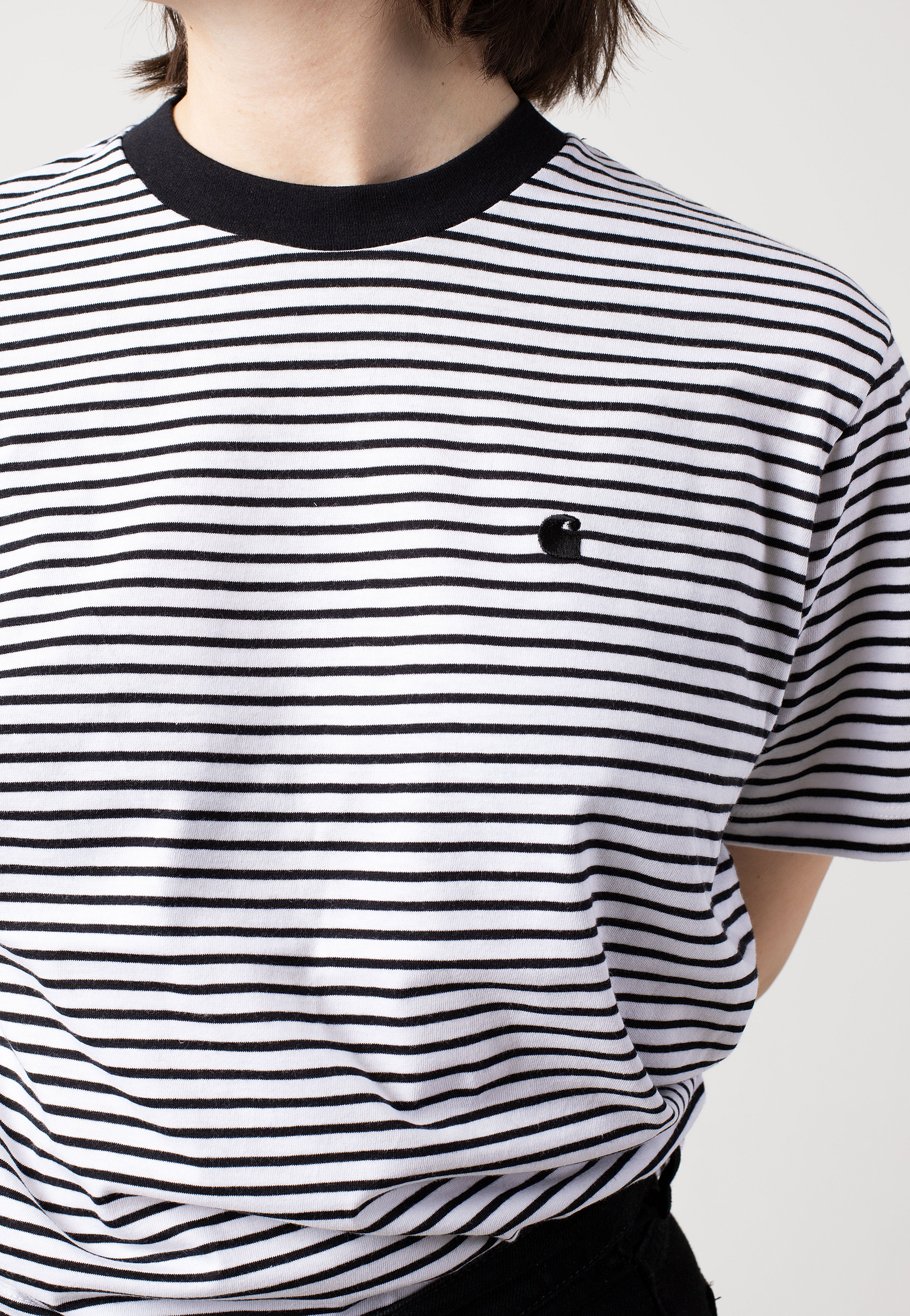 Carhartt WIP - W' Coleen Coleen Stripe/White/Black - T-Shirt | Women-Image