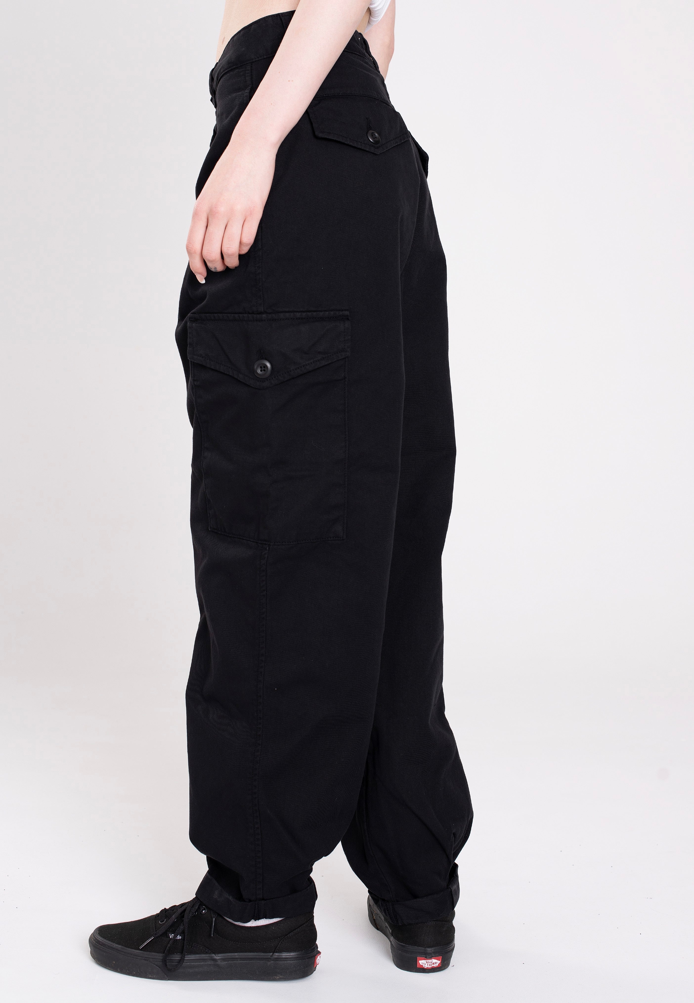 Carhartt WIP - W' Collins Garment Dyed Black - Pants | Women-Image