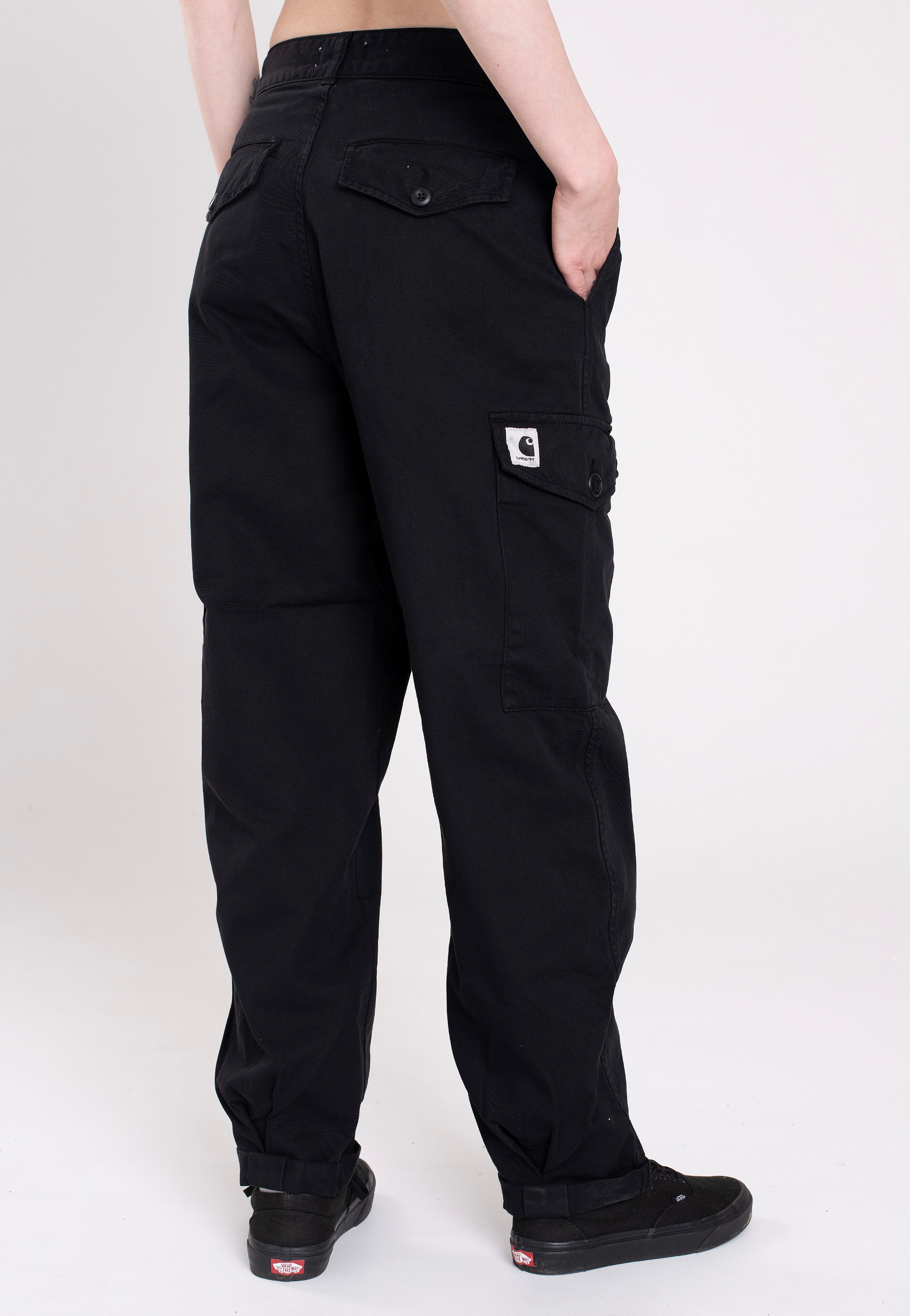 Carhartt WIP - W' Collins Garment Dyed Black - Pants | Women-Image