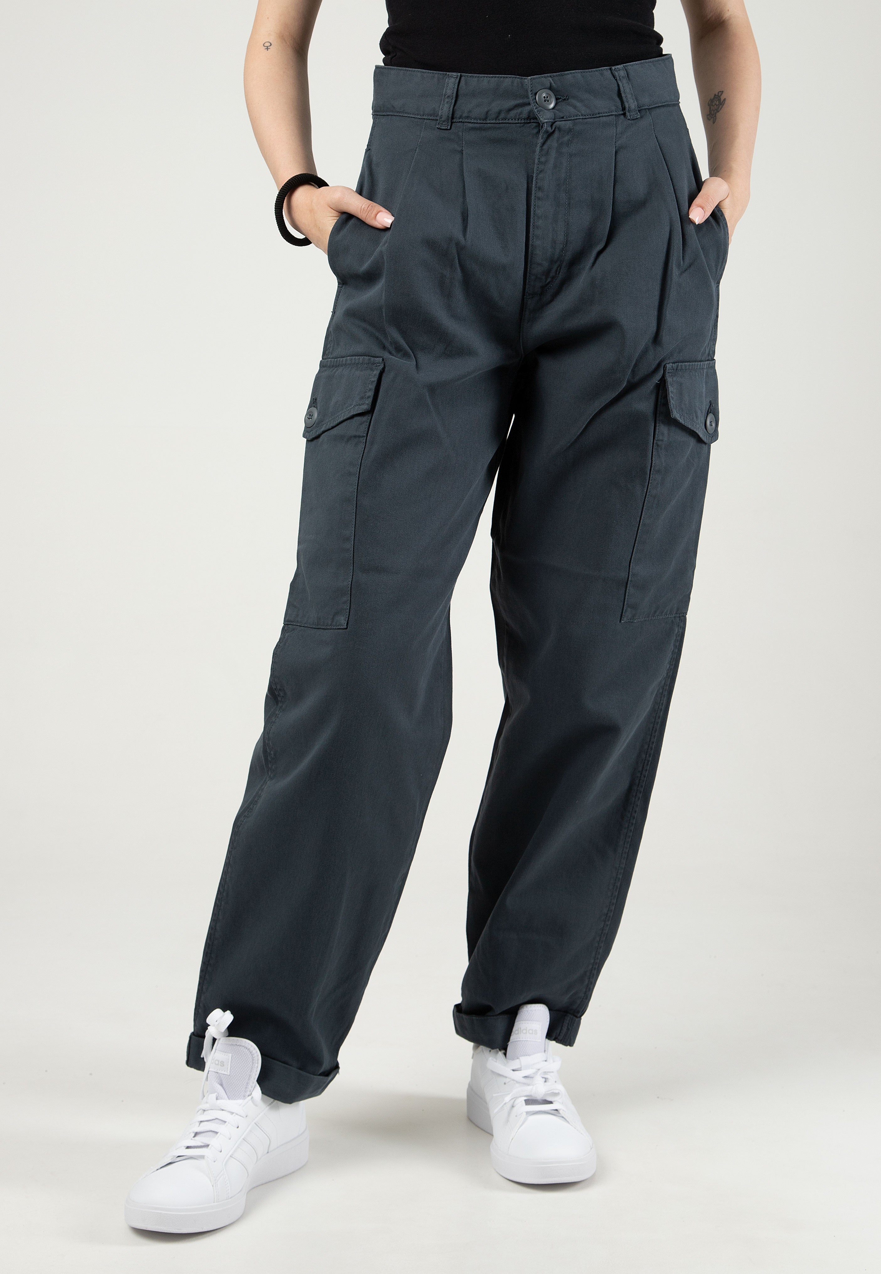 Carhartt WIP - W' Collins Garment Dyed Ore - Pants | Women-Image